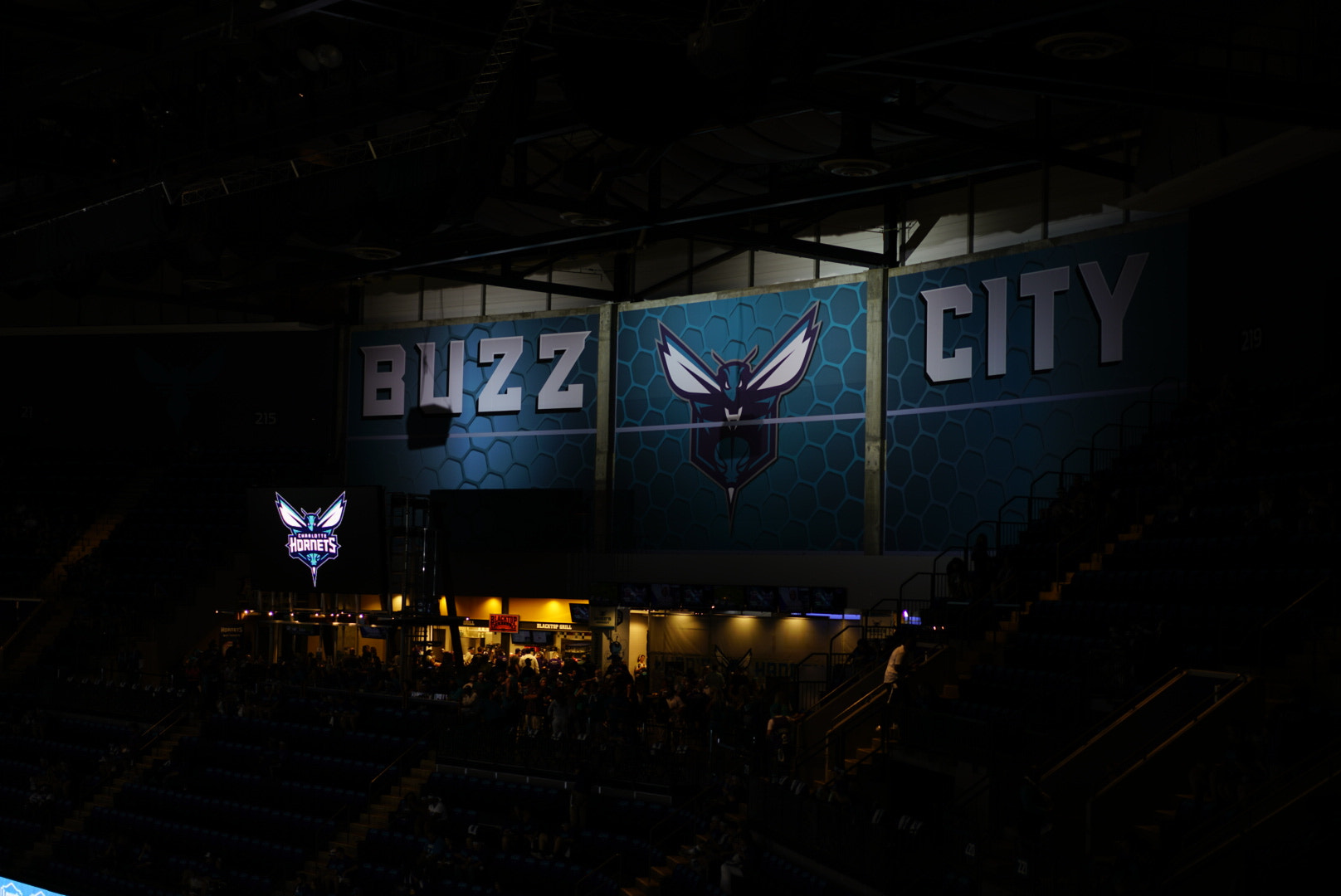 Charlotte Hornets home court. #BuzzCity