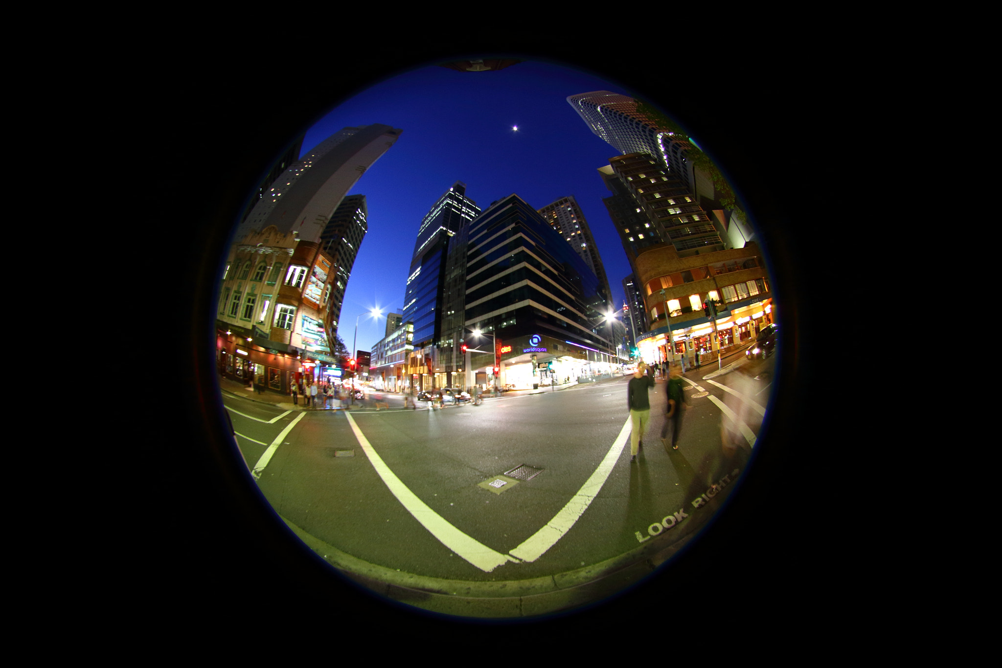 Sigma 4.5mm F2.8 EX DC HSM Circular Fisheye sample photo. Look at city pass fish eye lens photography