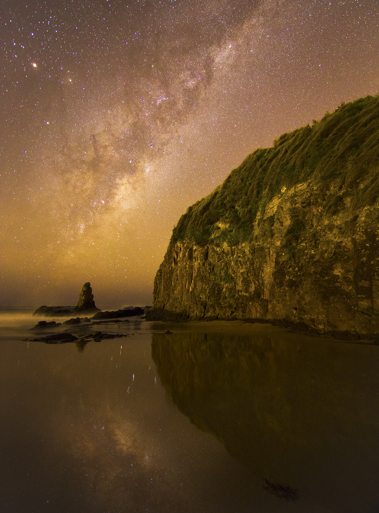 Tokina AT-X Pro 12-24mm F4 (IF) DX sample photo. Milky way over kiama downs photography