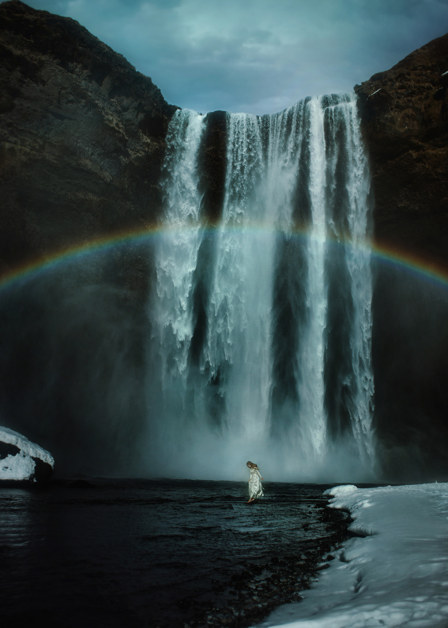 Sony a99 II + Minolta AF 28-85mm F3.5-4.5 New sample photo. Skogafoss photography