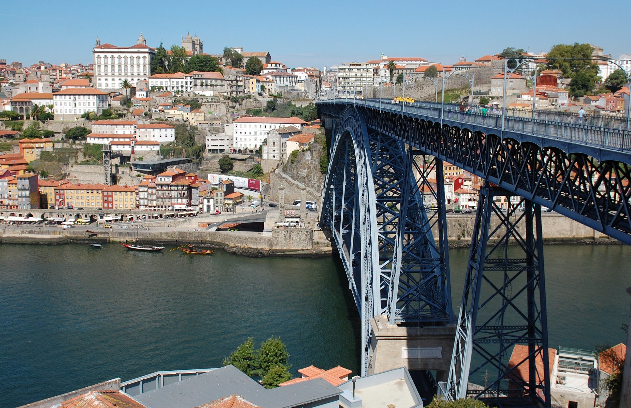Nikon D40 sample photo. Banks of river dongo in charismatic city porto photography