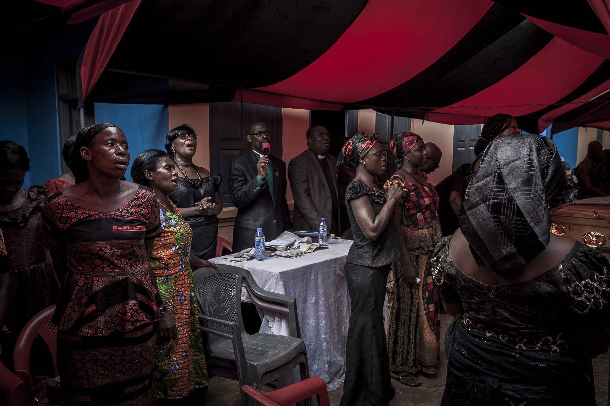 Canon EF 24mm F1.4L II USM sample photo. Ghana funeral photography