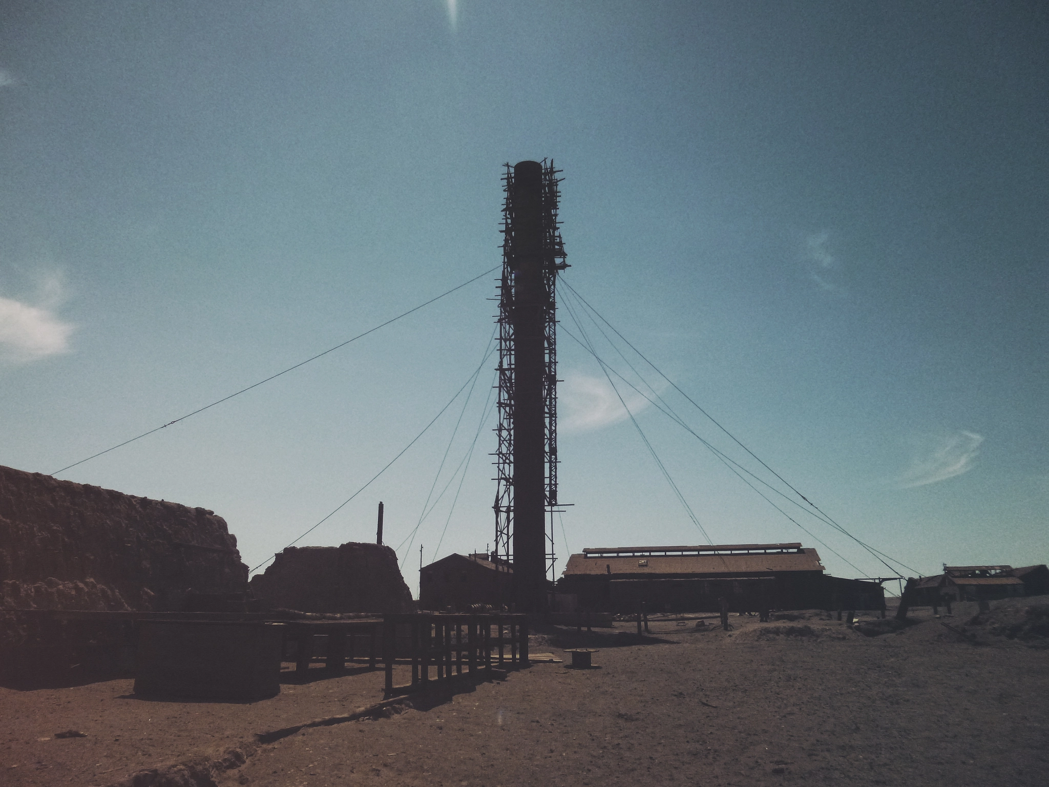 Panasonic DMC-SZ1 sample photo. Saltpeter industrial chimney ii photography