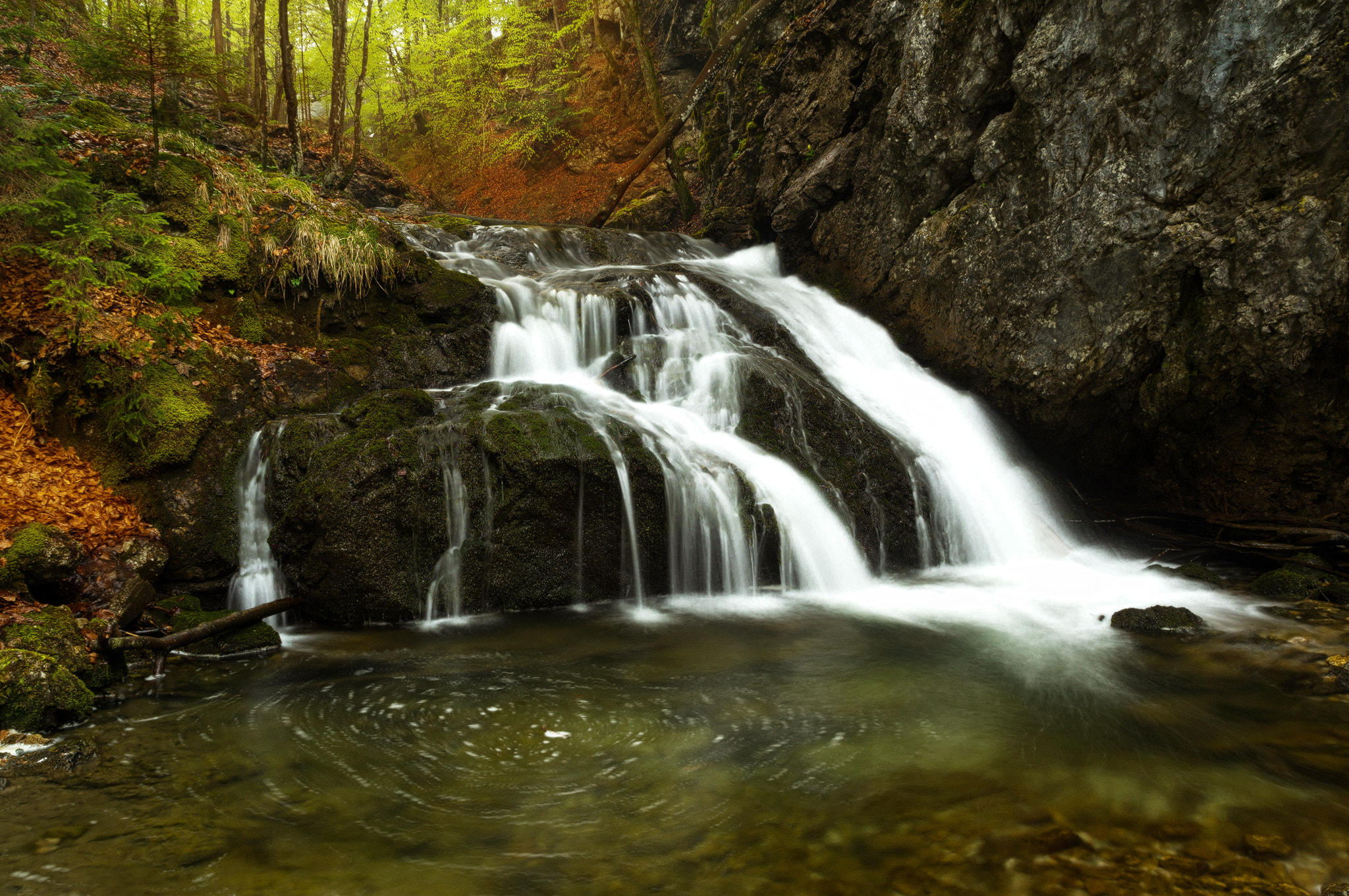 Sony SLT-A57 sample photo. Silent waterfall photography