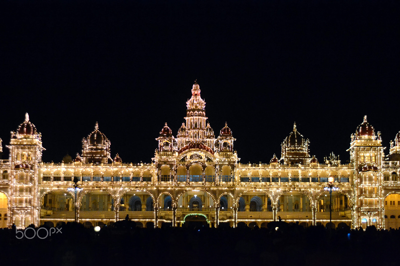 Nikon D3100 sample photo. Mysore palace photography
