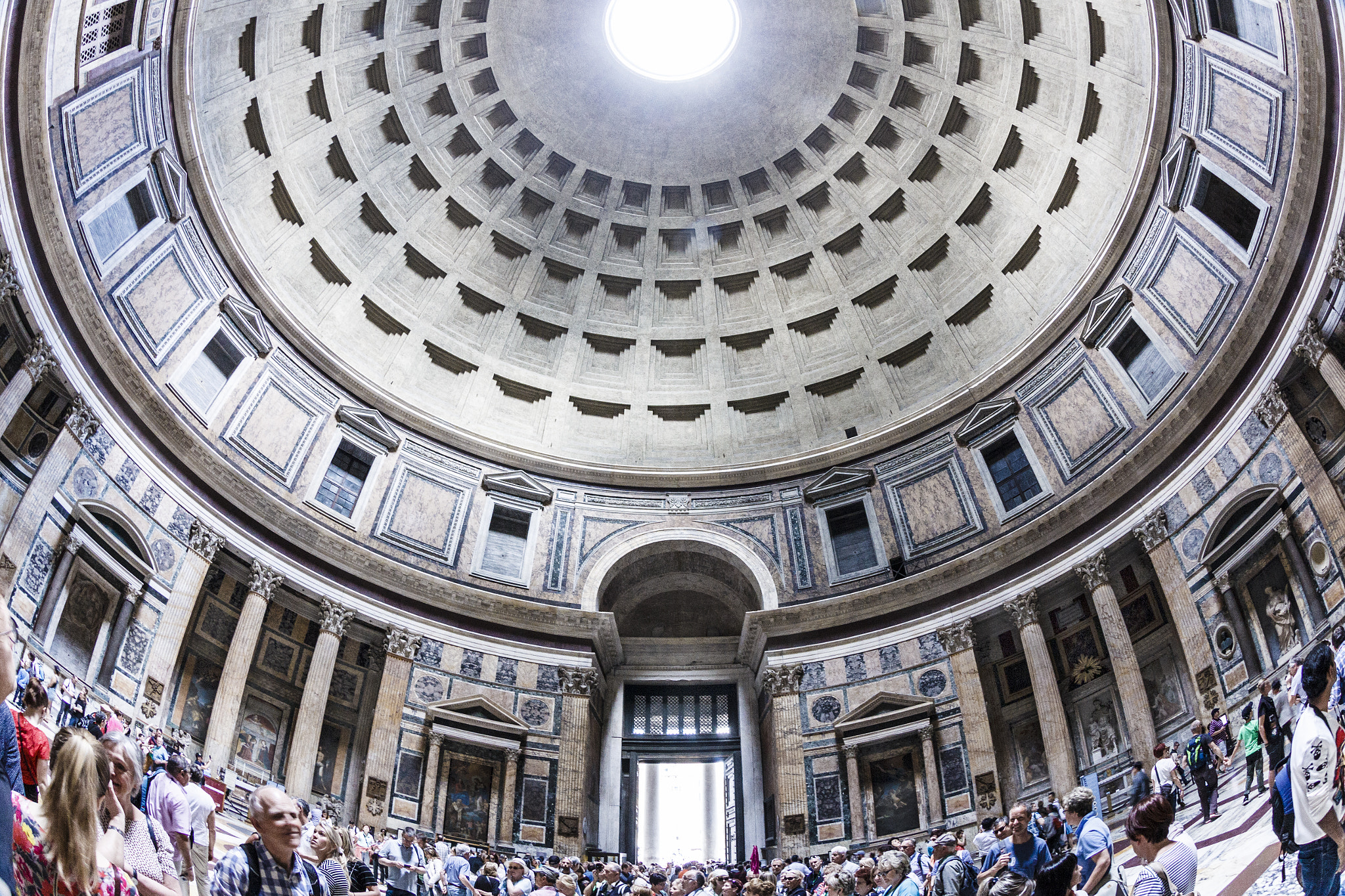 Canon EF 8-15mm F4L Fisheye USM sample photo. Pantheon photography