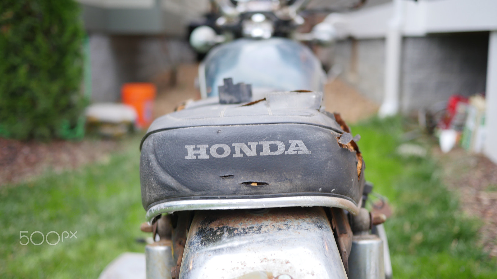 LUMIX G 20/F1.7 II sample photo. Honda cb750 - sonny black photography