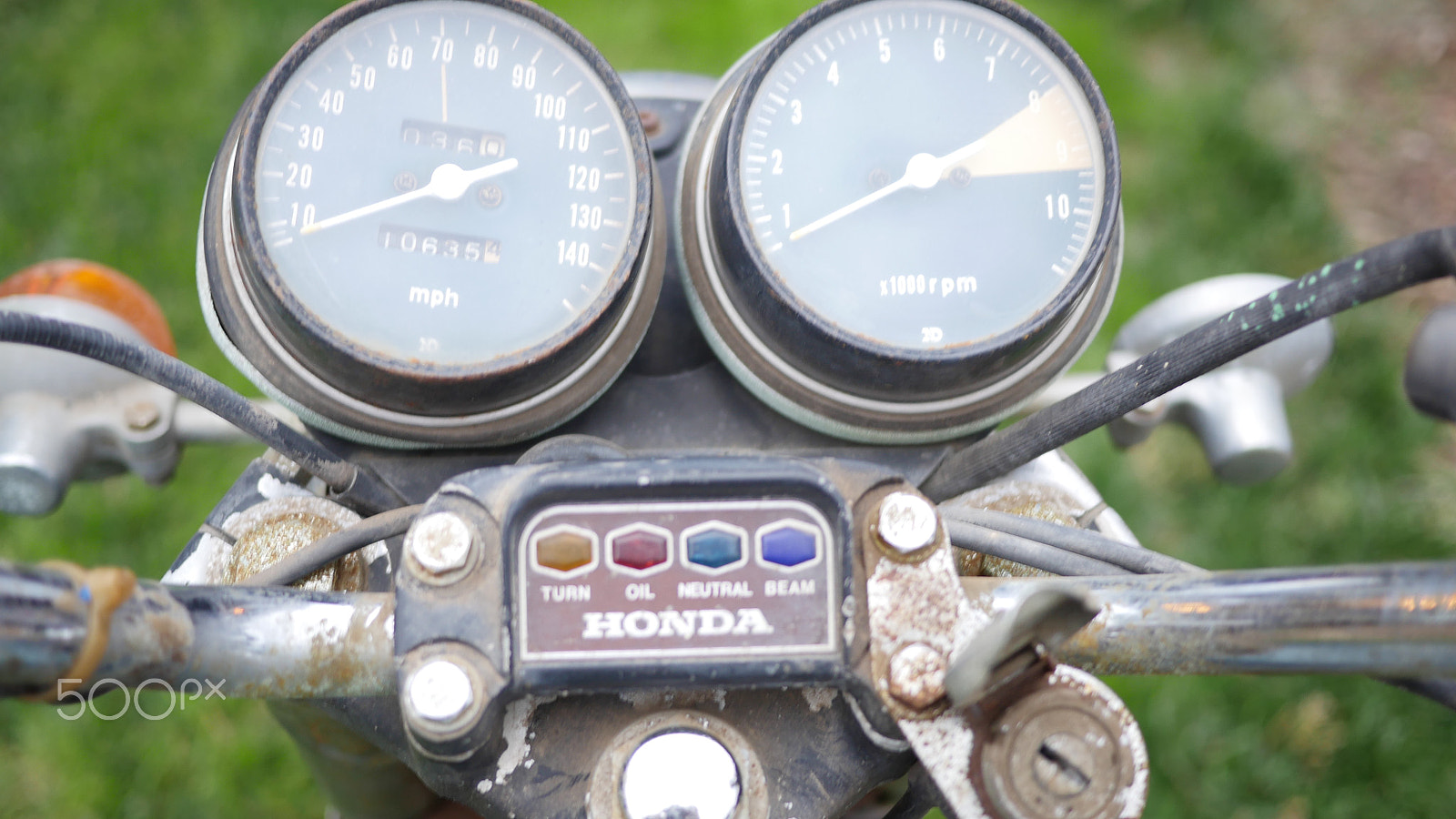 LUMIX G 20/F1.7 II sample photo. Honda cb750 - sonny black photography