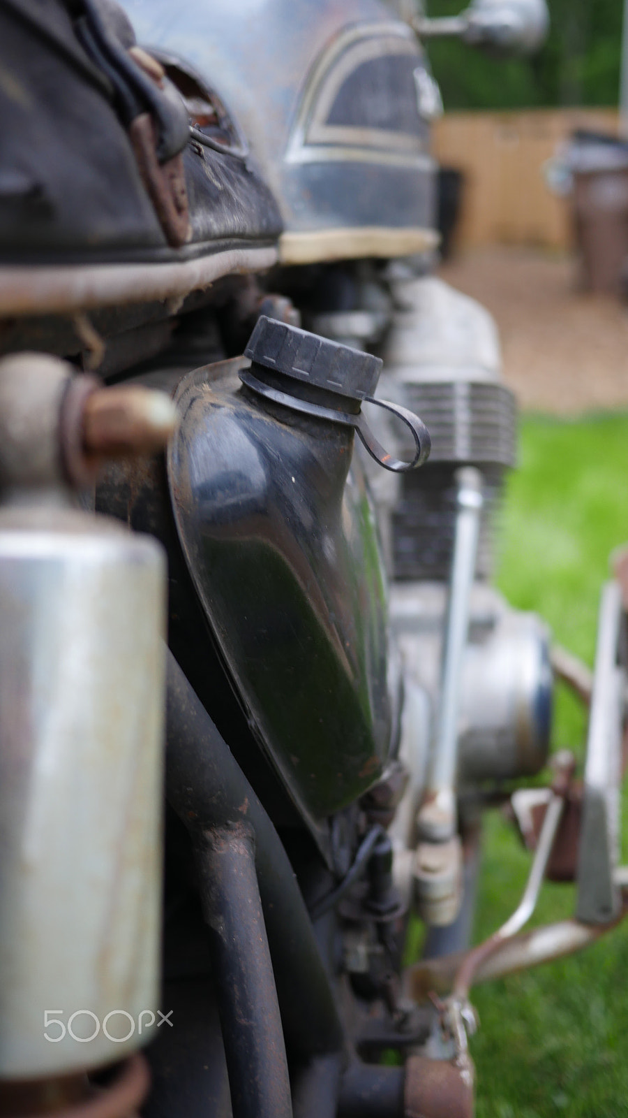 Panasonic Lumix DMC-GH4 + LUMIX G 20/F1.7 II sample photo. Honda cb750 - sonny black photography