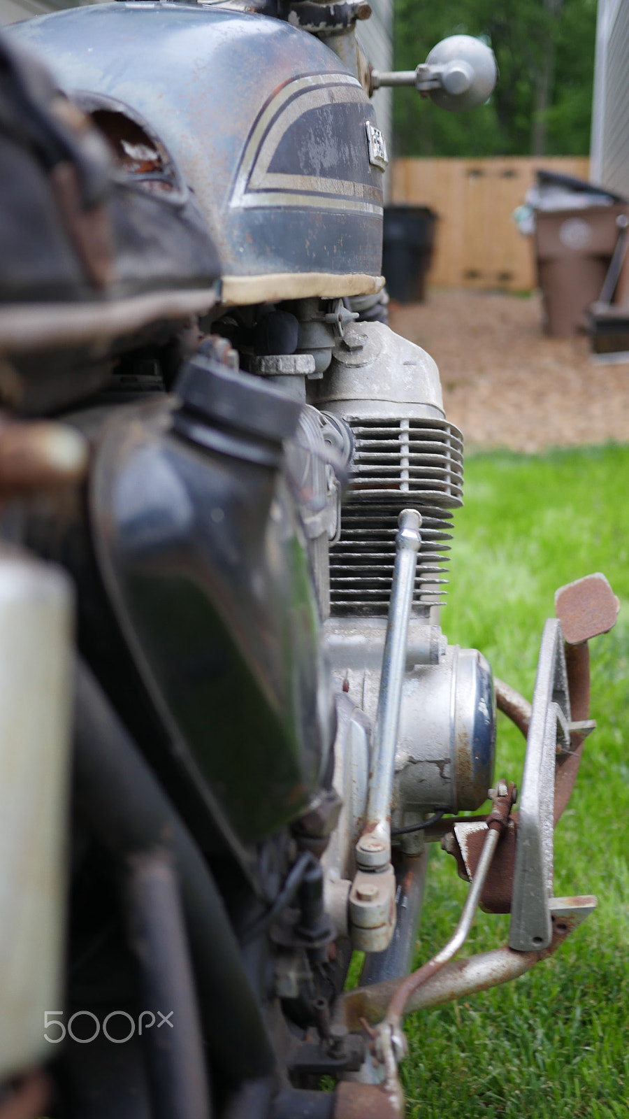 Panasonic Lumix DMC-GH4 + LUMIX G 20/F1.7 II sample photo. Honda cb750 - sonny black photography