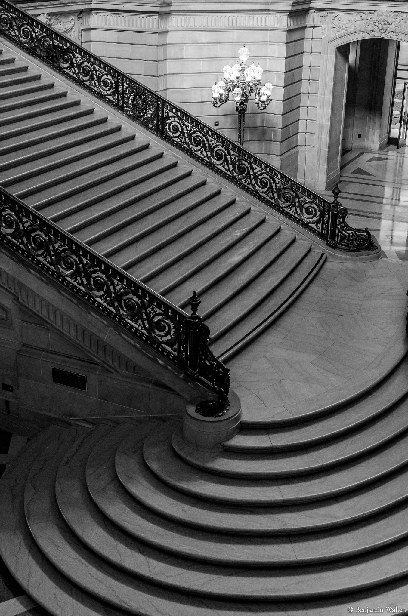Pentax K-5 IIs sample photo. San francisco city hall stairs photography