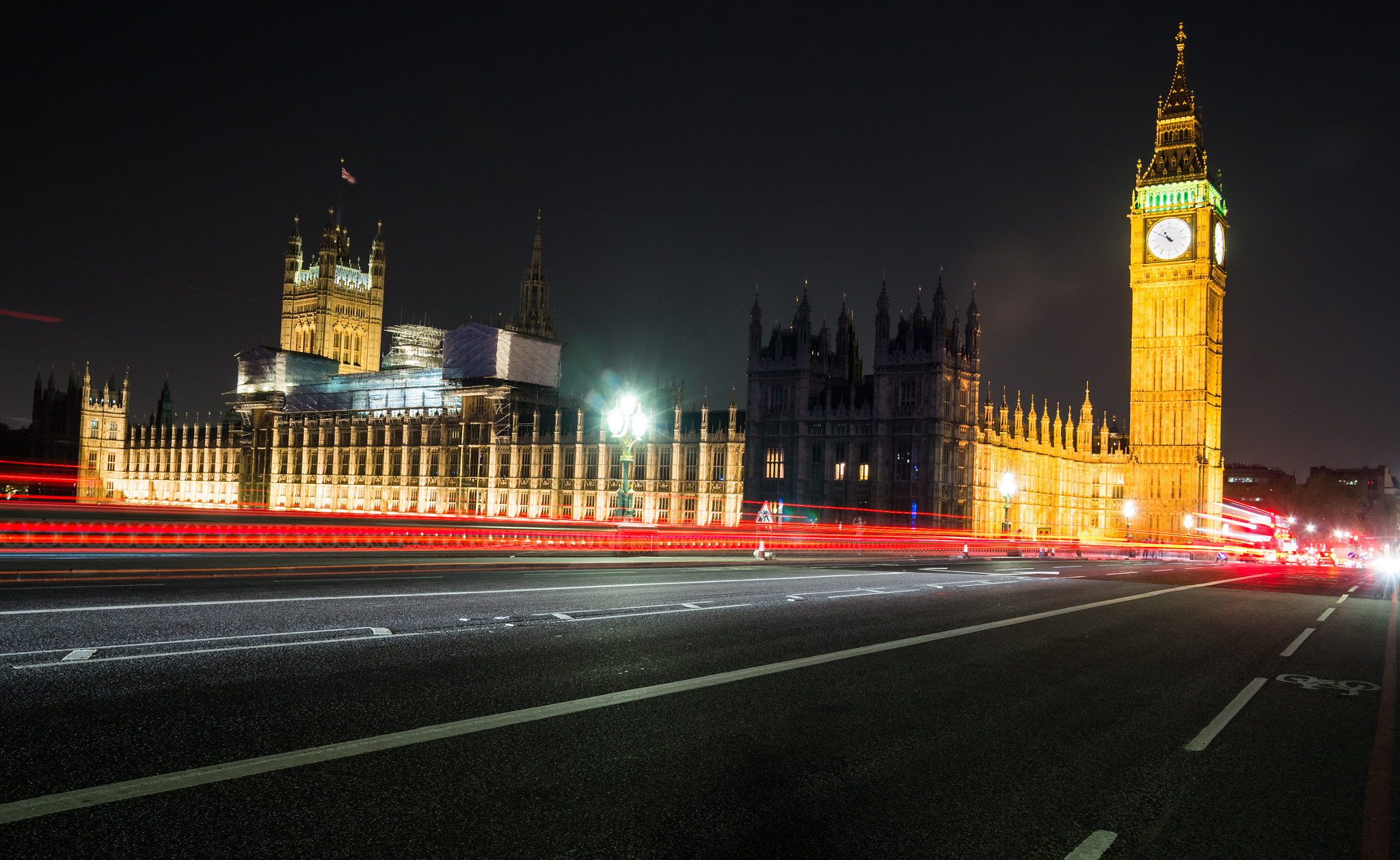 Pentax K-5 II + Sigma sample photo. Westminster at 11 pm photography
