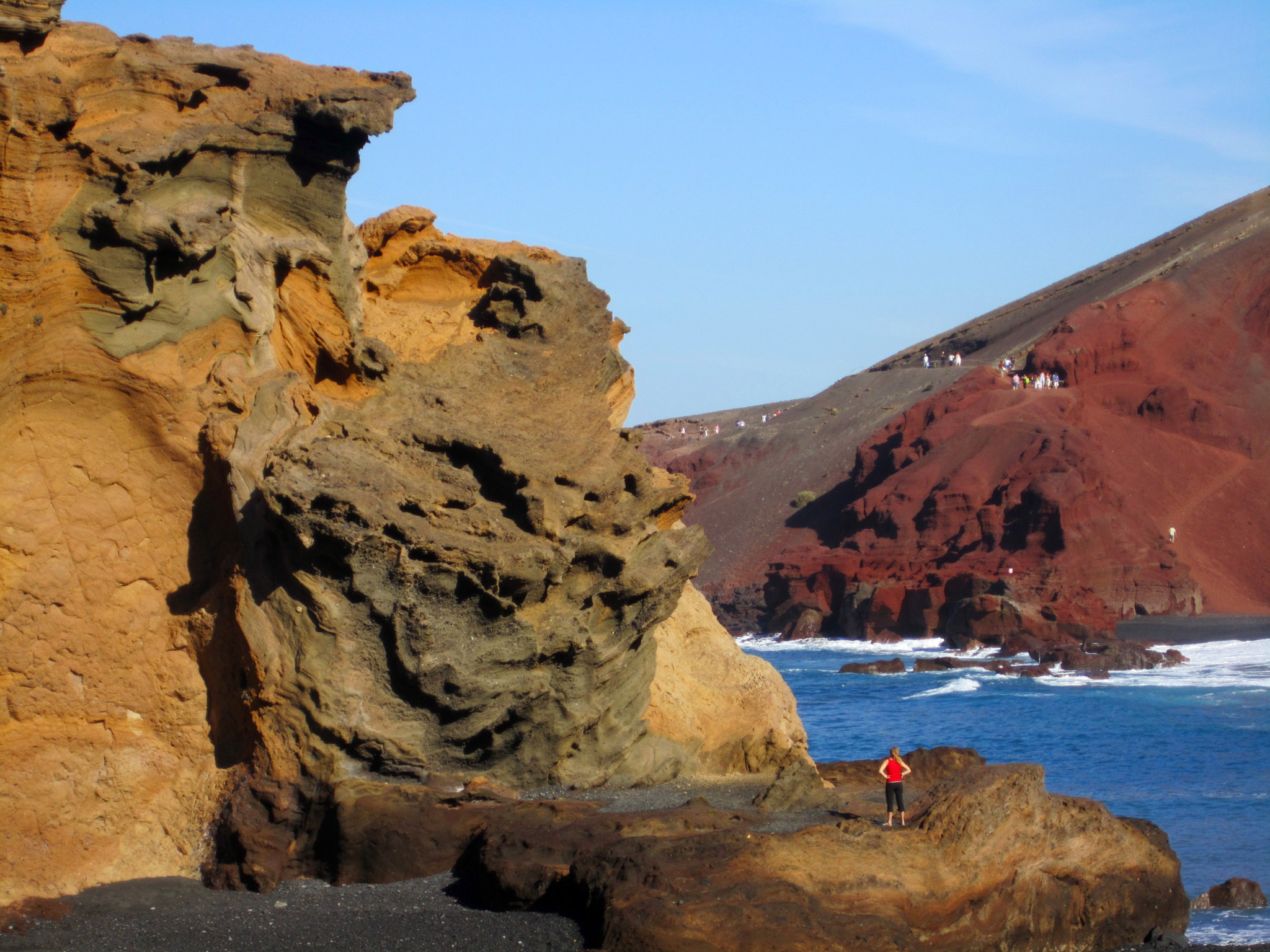 Canon PowerShot SD1400 IS (IXUS 130 / IXY 400F) sample photo. Volcanic coast photography