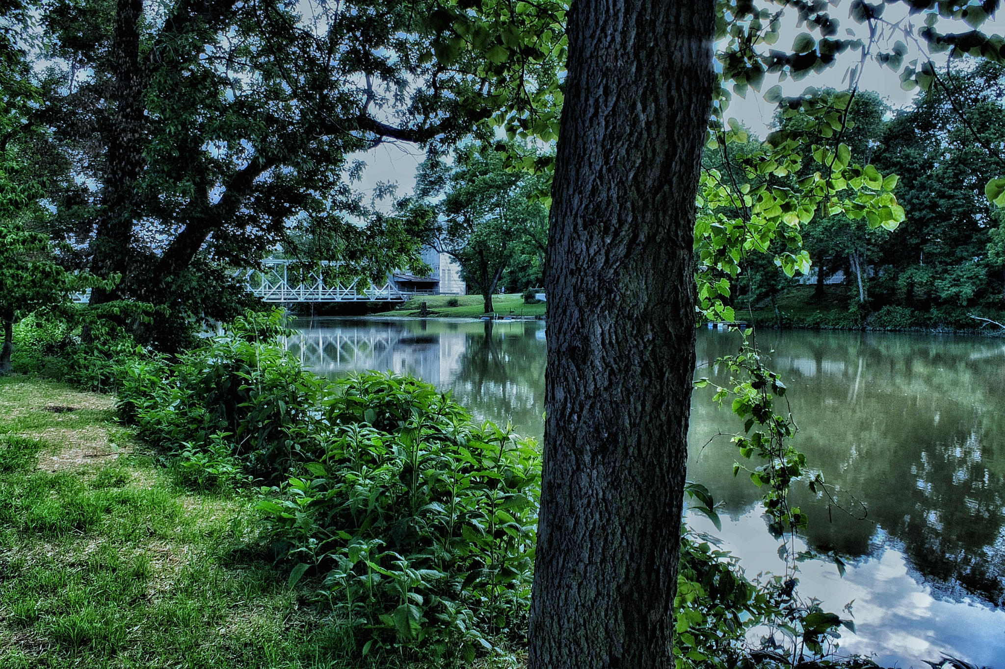Canon EF-S 18-55mm F3.5-5.6 IS sample photo. Riverside view photography