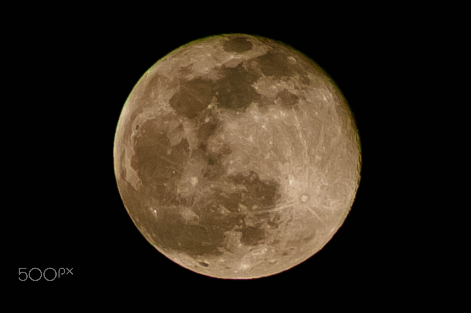 Canon EOS 5D + EF75-300mm f/4-5.6 sample photo. The moon photography