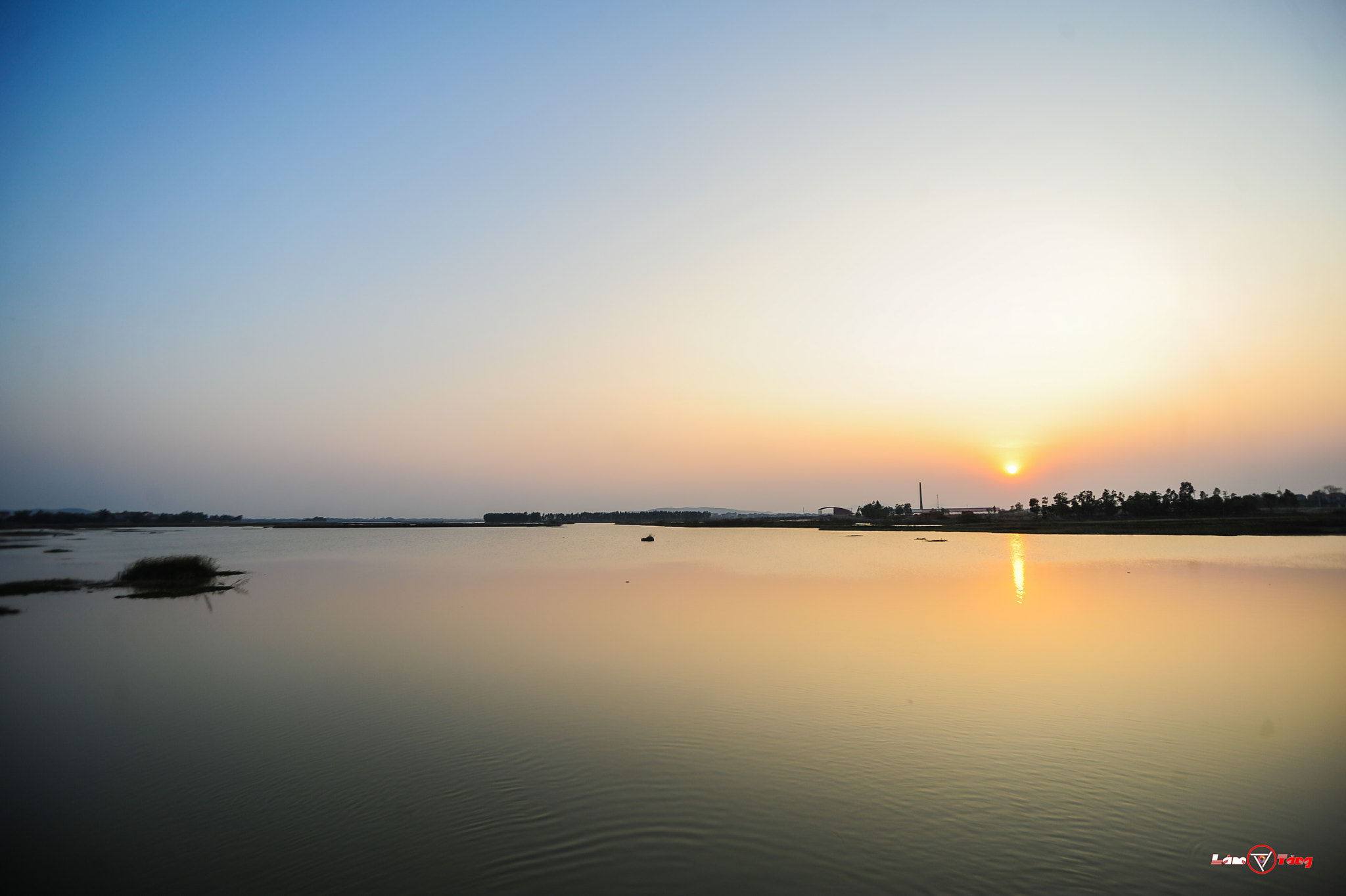Nikon D3 sample photo. Sunset river photography