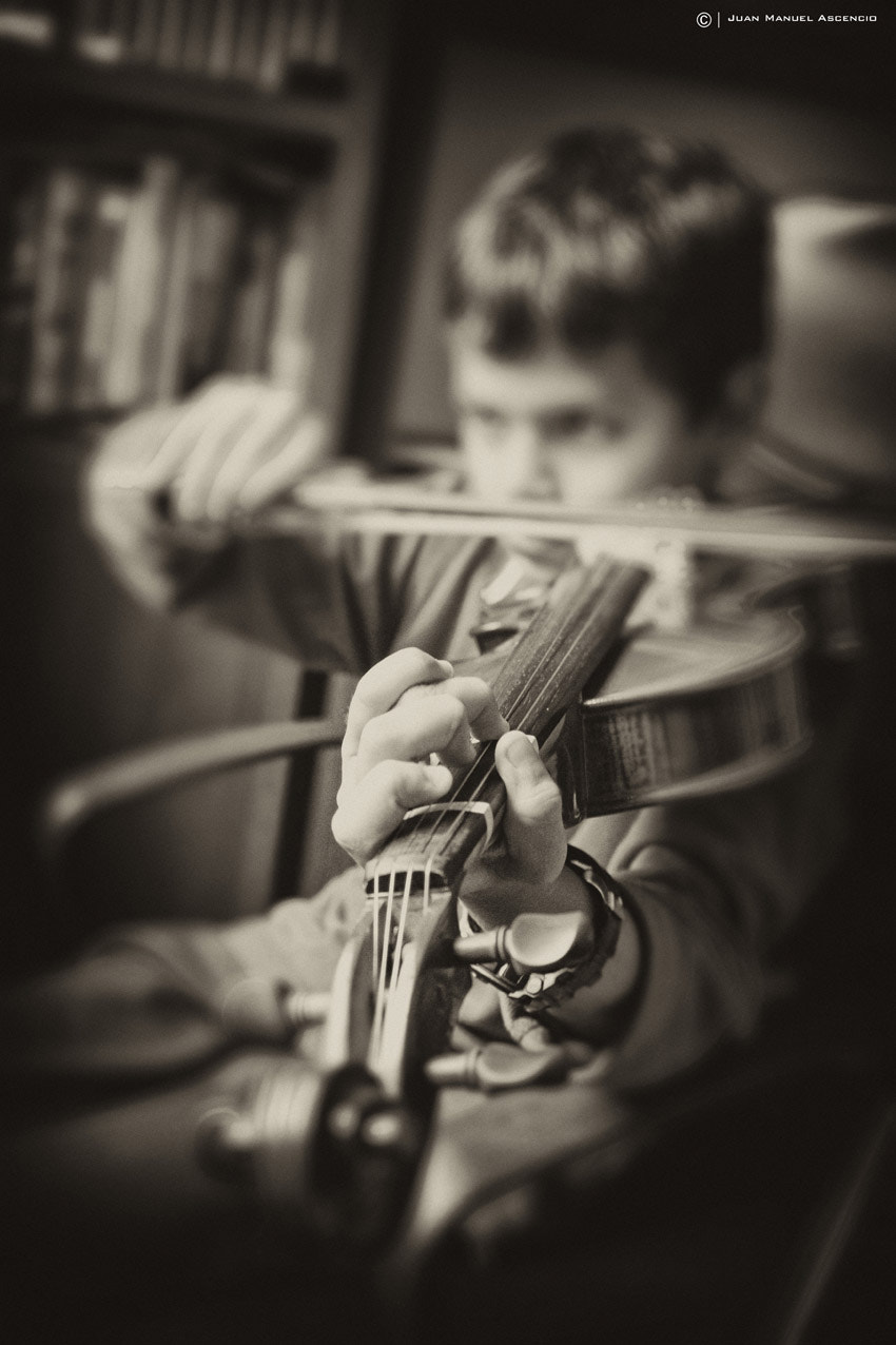 Canon EF 35-80mm f/4-5.6 sample photo. Solo de violin photography