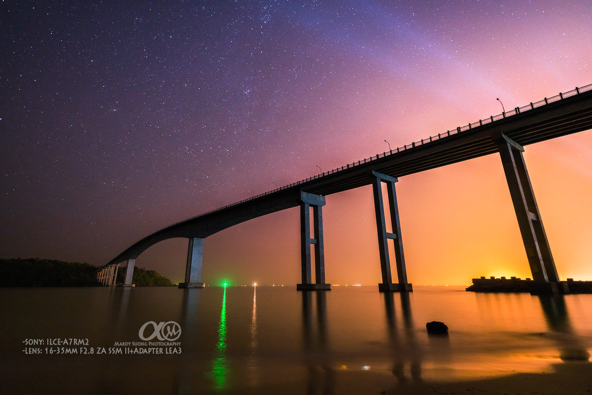 Sony Vario-Sonnar T* 16-35mm F2.8 ZA SSM II sample photo. One night at snake island bridge ! photography
