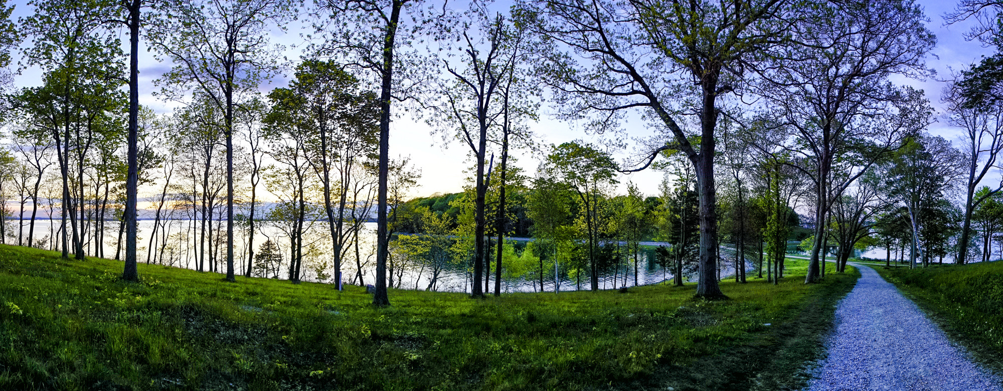24-70mm F4 OSS sample photo. Sunset at worlds end photography