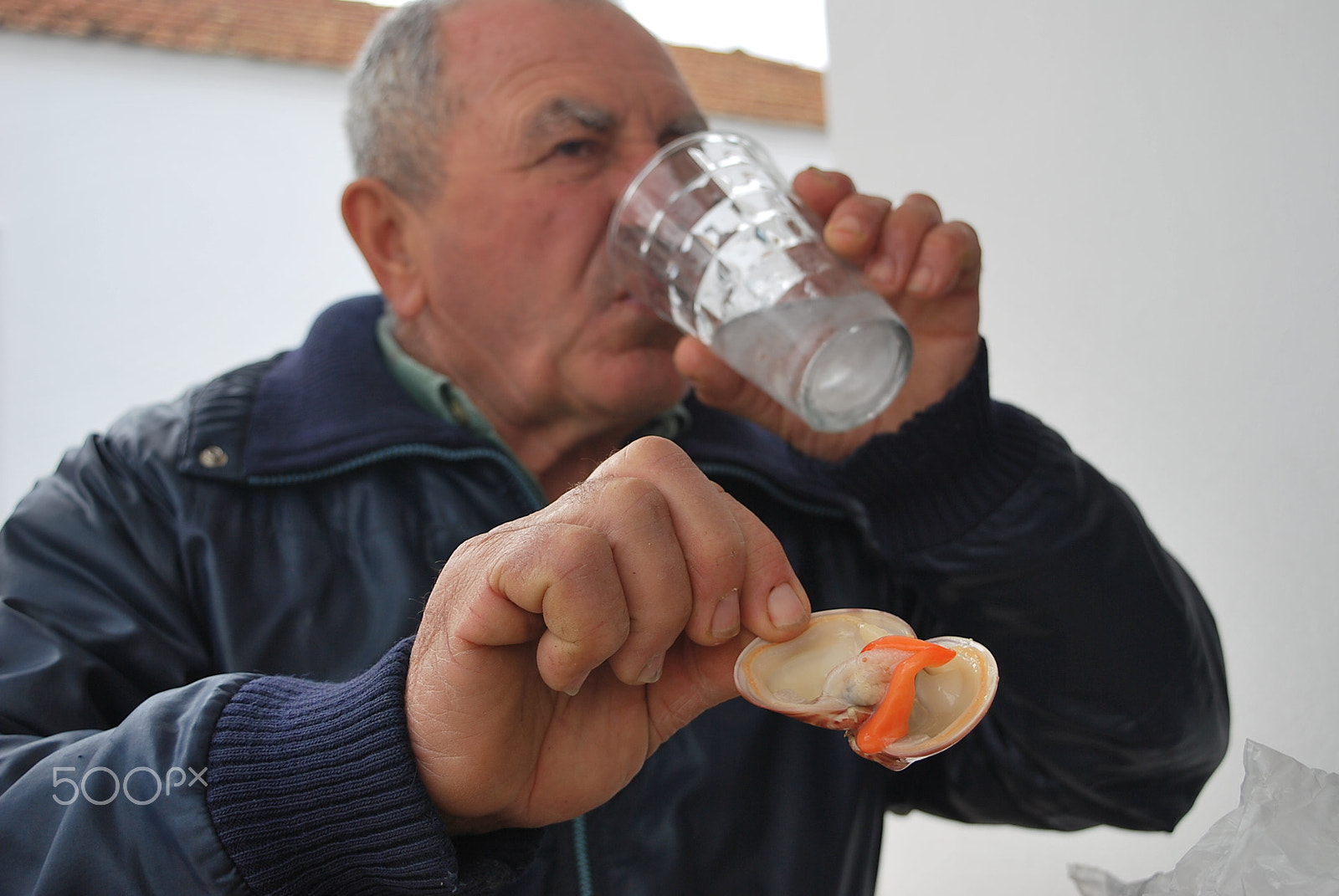 Nikon D60 sample photo. Ouzo and clams! photography