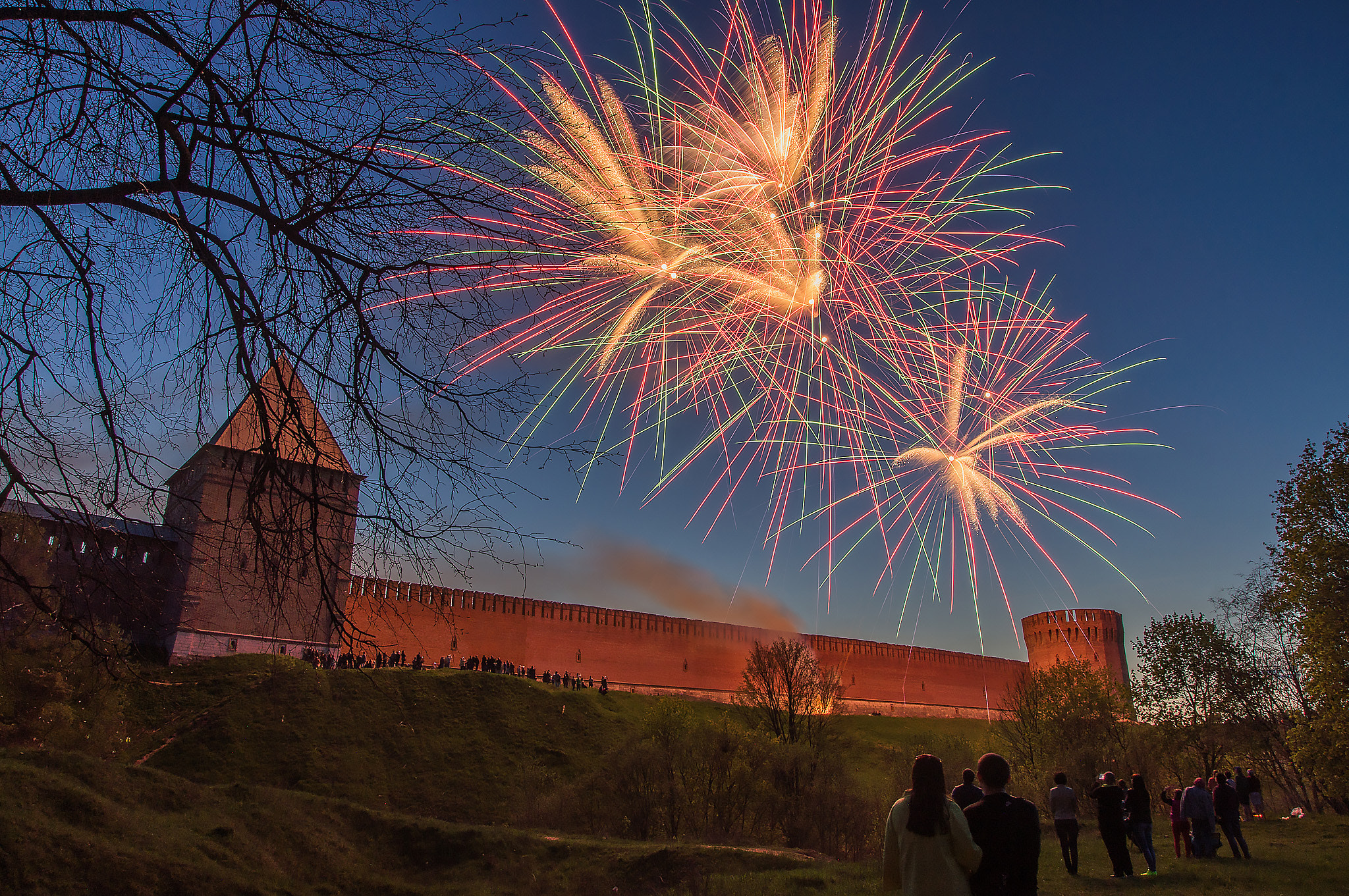 Sony Alpha DSLR-A580 sample photo. Fireworks over the dnieper photography