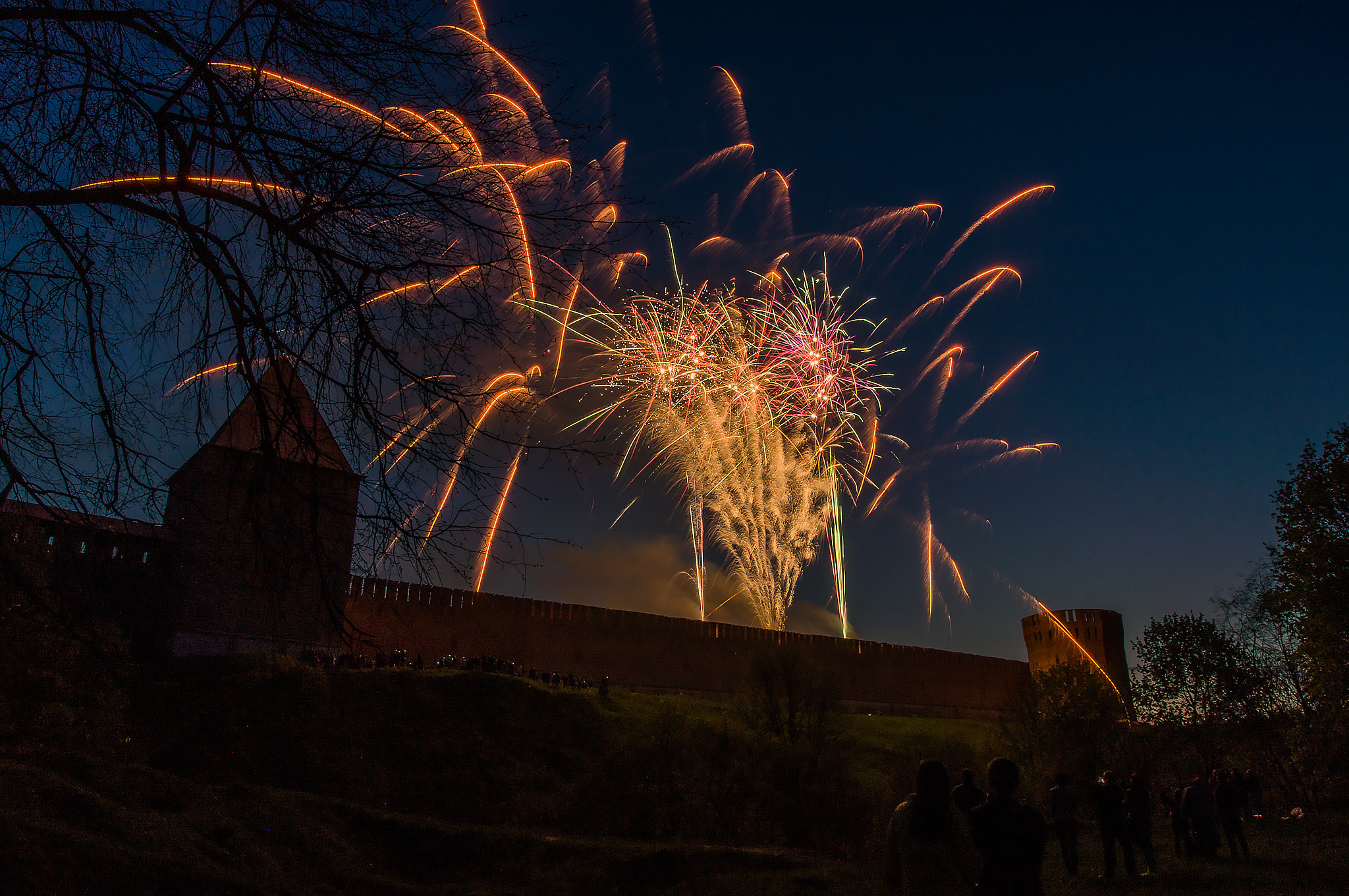 Sony Alpha DSLR-A580 sample photo. Fireworks over the dnieper photography