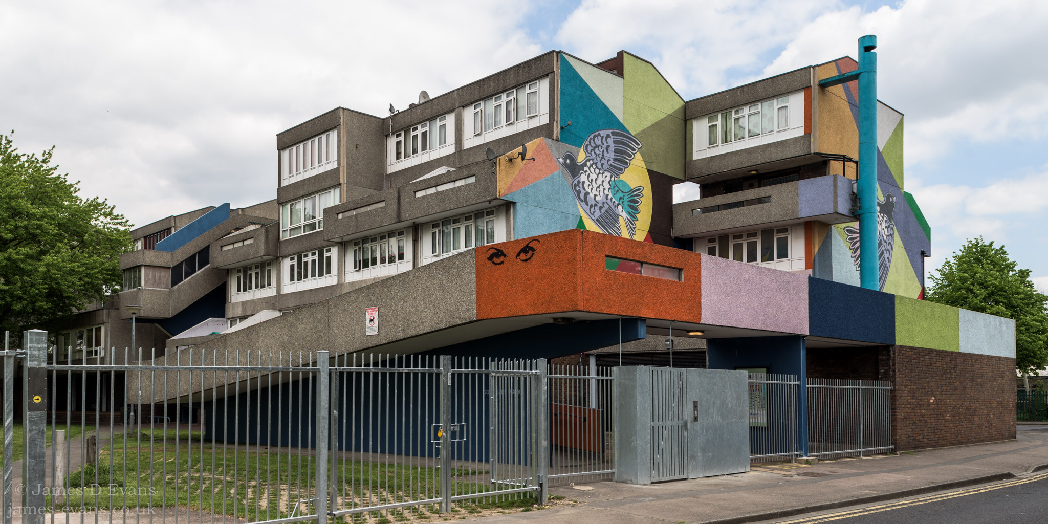 Nikon D750 + Nikon PC-E Nikkor 24mm F3.5D ED Tilt-Shift sample photo. Lensbury way mural - thamesmead photography