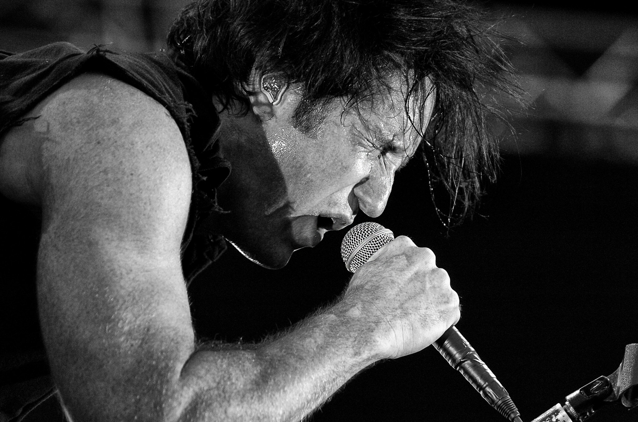 Nikon D2H sample photo. Nine inch nails photography