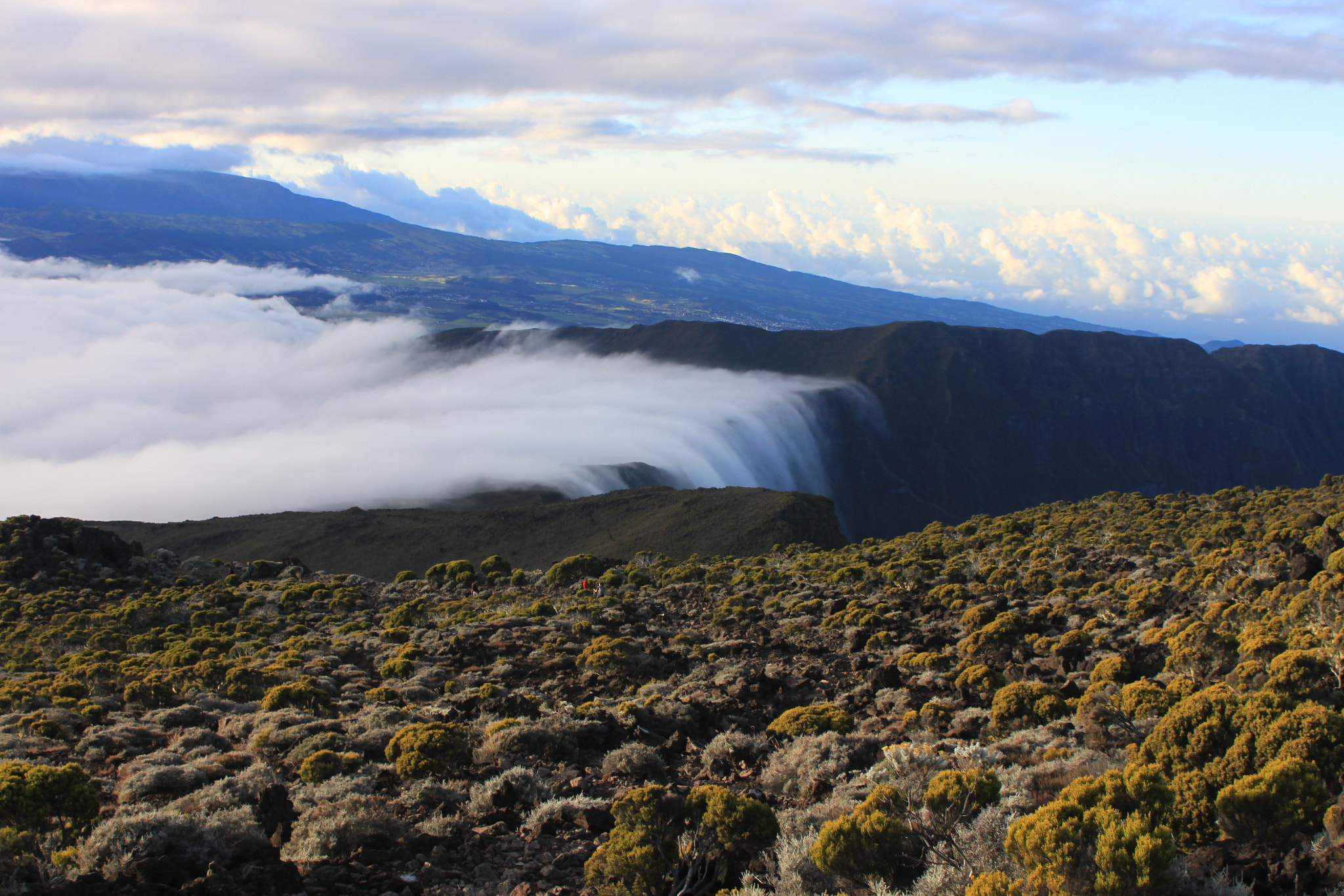 Canon EF 28-105mm f/3.5-4.5 USM sample photo. Cloud waterfall photography