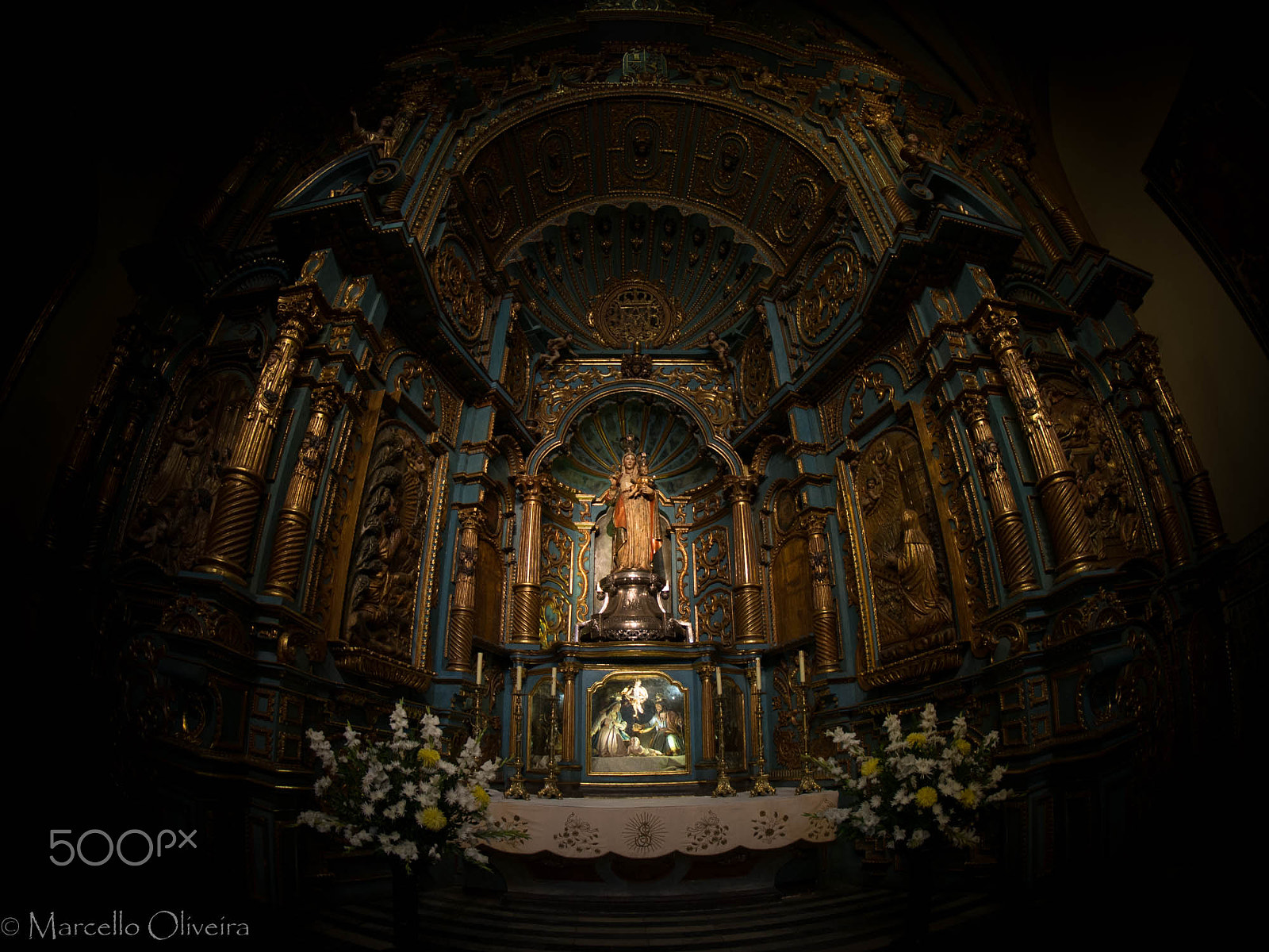 Olympus OM-D E-M5 + OLYMPUS M.8mm F1.8 sample photo. La virgen de la evangelización photography