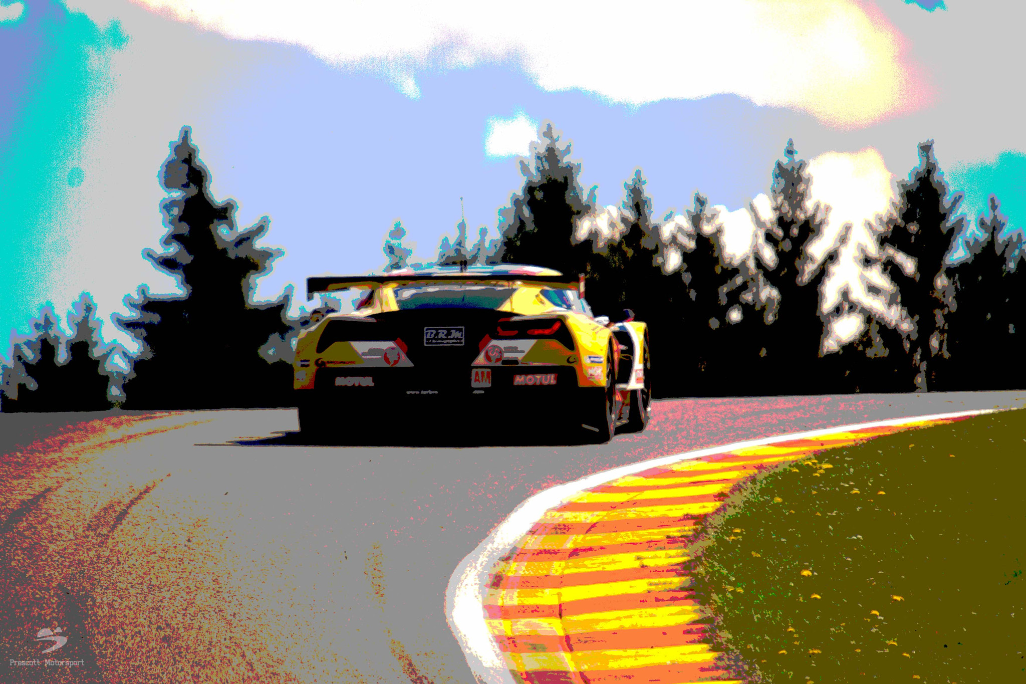 Sigma 50-500mm f/4-6.3 APO HSM EX sample photo. Corvette at spa photography