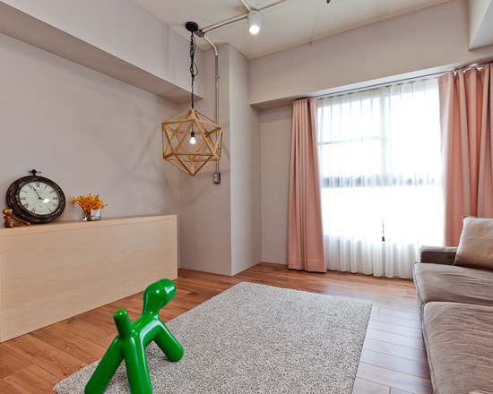 Modern Bedroom Design with View Applied Wooden