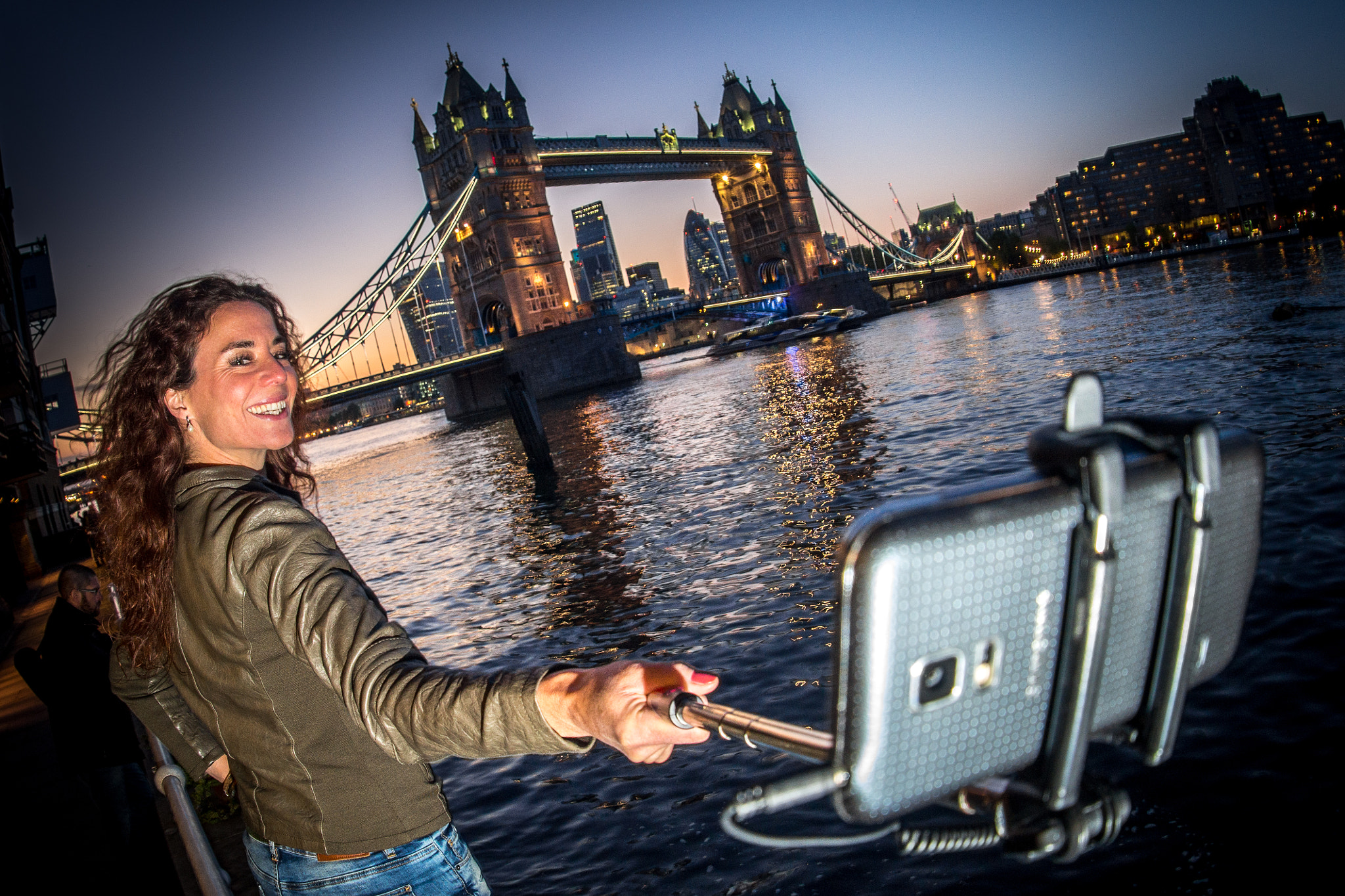 Sony a99 II + Sony 16mm F2.8 Fisheye sample photo. Queen of selfie in london photography
