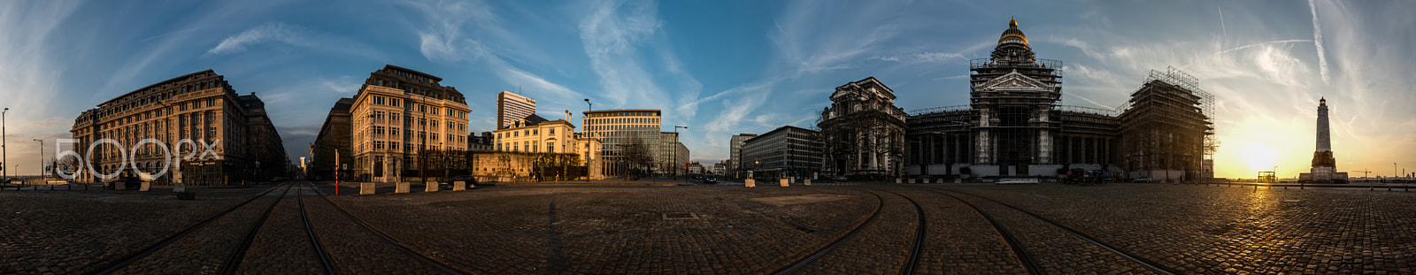 Sigma 10-20mm F4-5.6 EX DC HSM sample photo. Palace of justice, brussels, panorama photography
