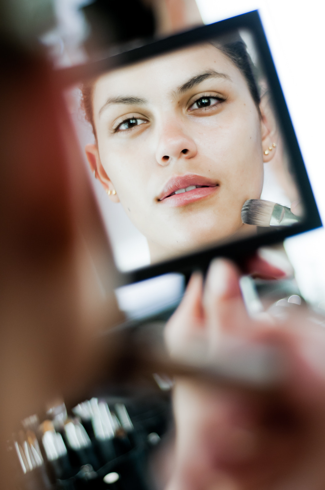 Nikon D300 + AF Nikkor 50mm f/1.8 sample photo. Prueba de maquillaje mac photography