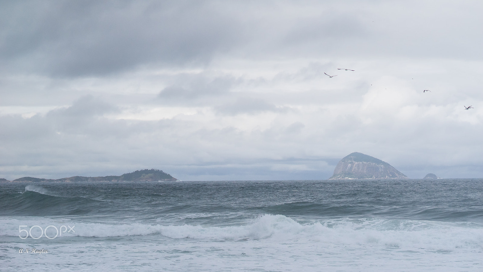 Sony Planar T* 85mm F1.4 ZA sample photo. Gulls waves & islands são conrado rio de janeiro photography