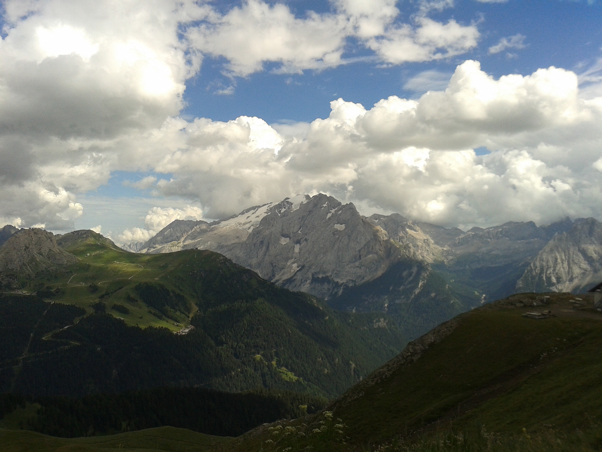 Samsung Galaxy S Advance sample photo. Passo sella, dolomiti photography