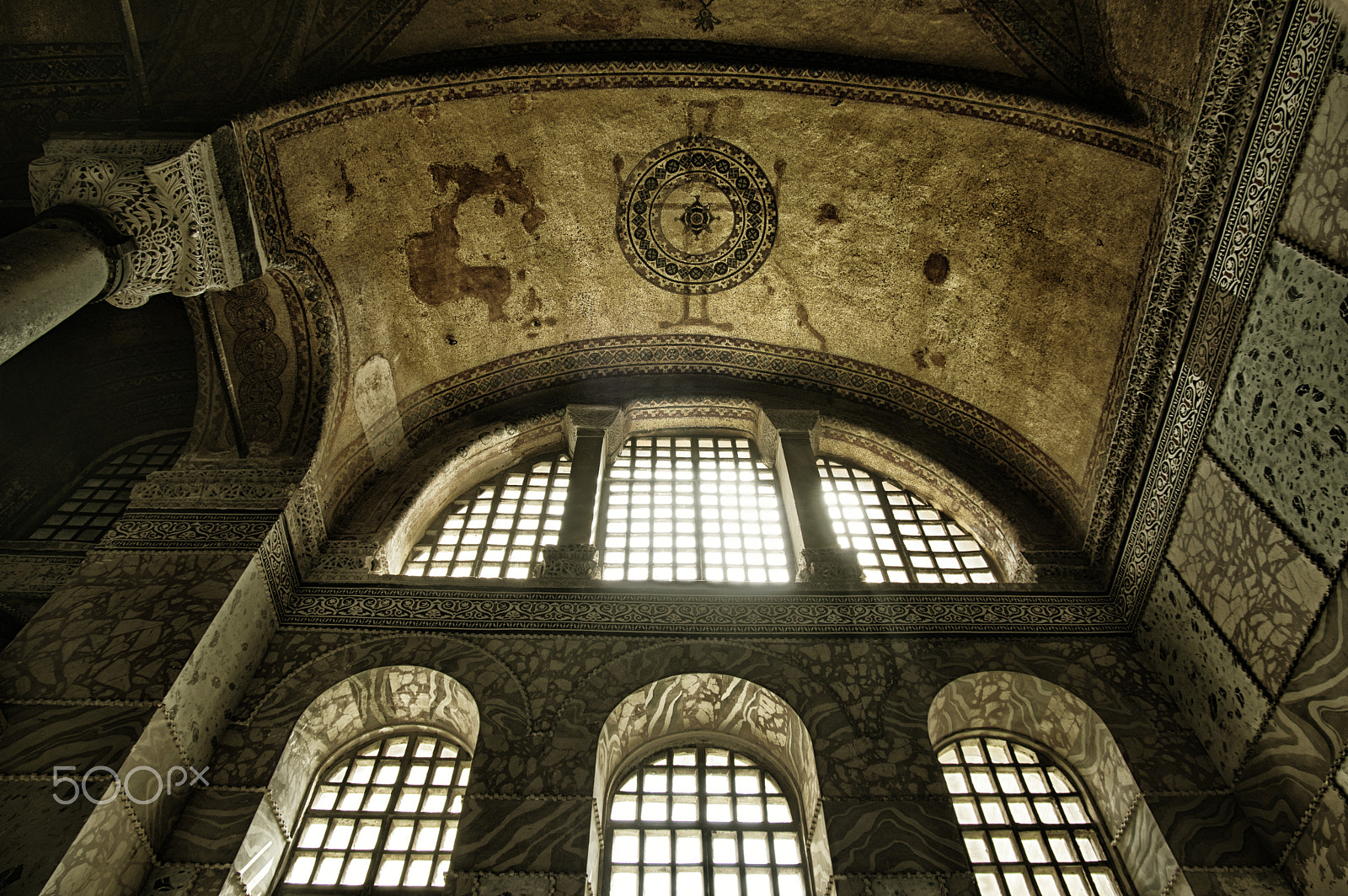 Pentax smc DA* 16-50mm F2.8 ED AL (IF) SDM sample photo. Hagia sophia istanbul windows photography