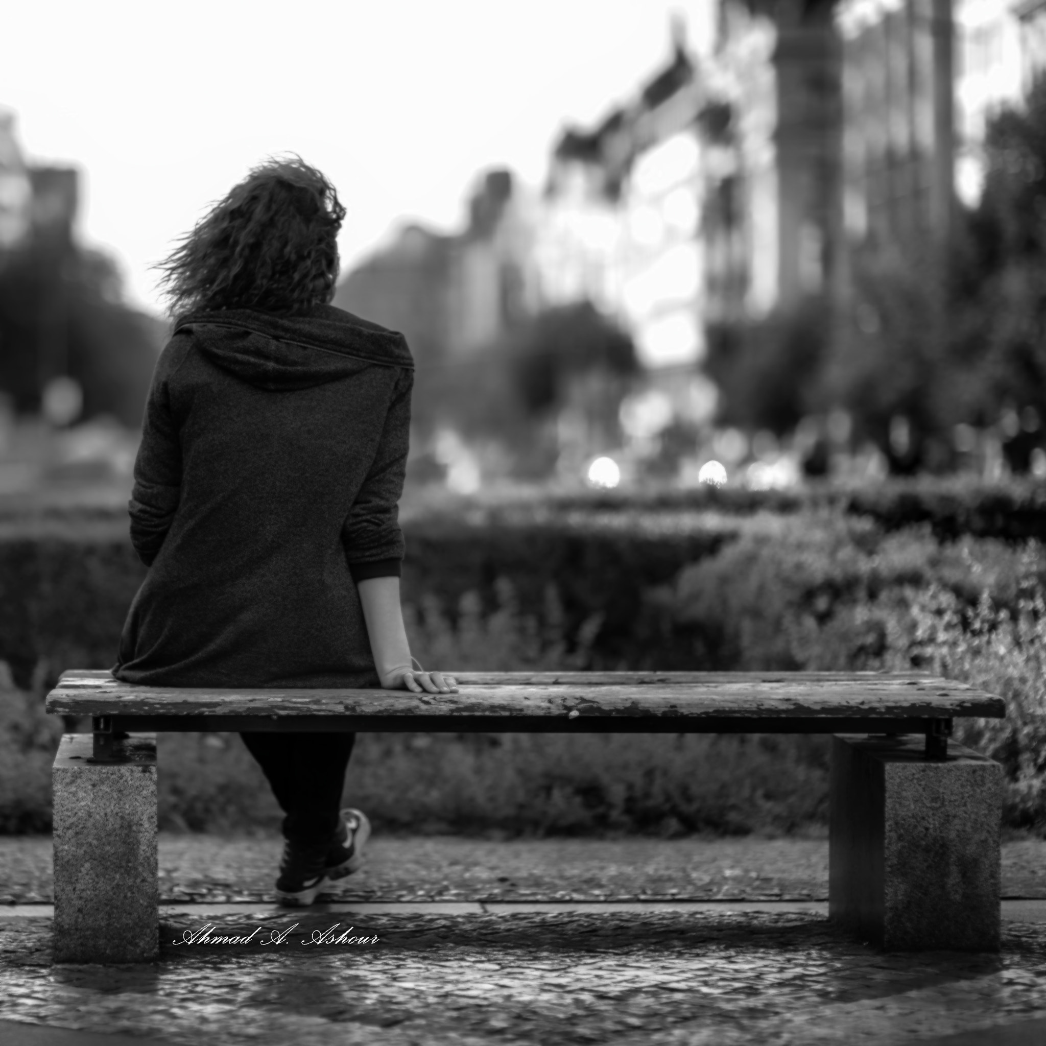 Nikon D3X + Sigma 85mm F1.4 EX DG HSM sample photo. Lonely in prague  photography