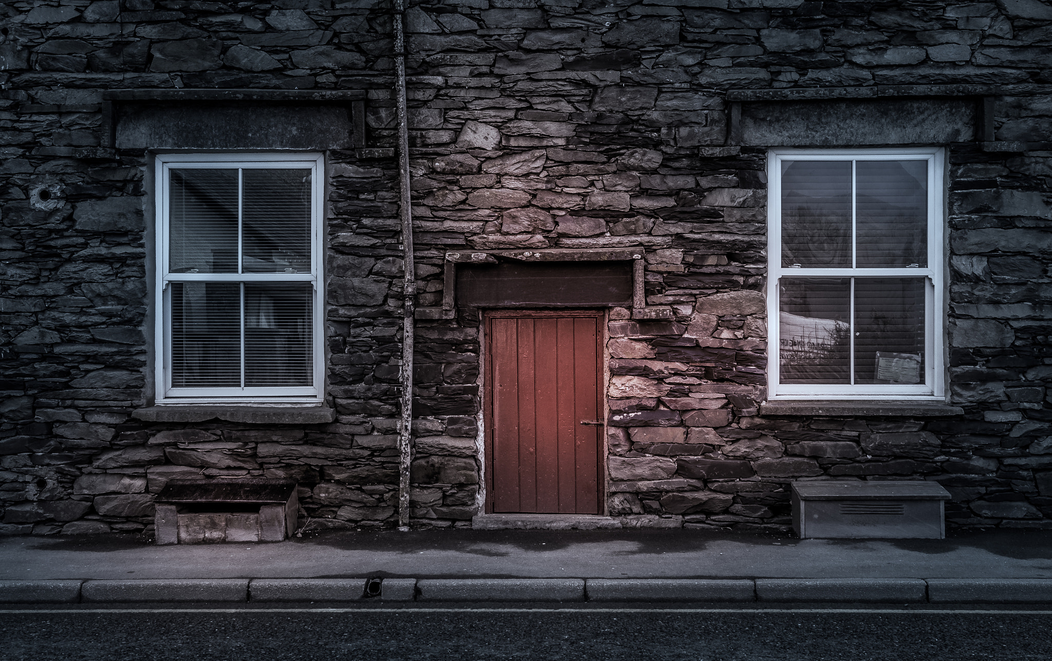 Olympus OM-D E-M5 sample photo. A door or a face? photography