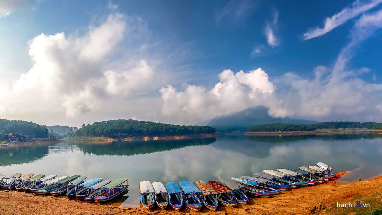 Nikon D600 sample photo. Pano_tuyền lâm lake photography