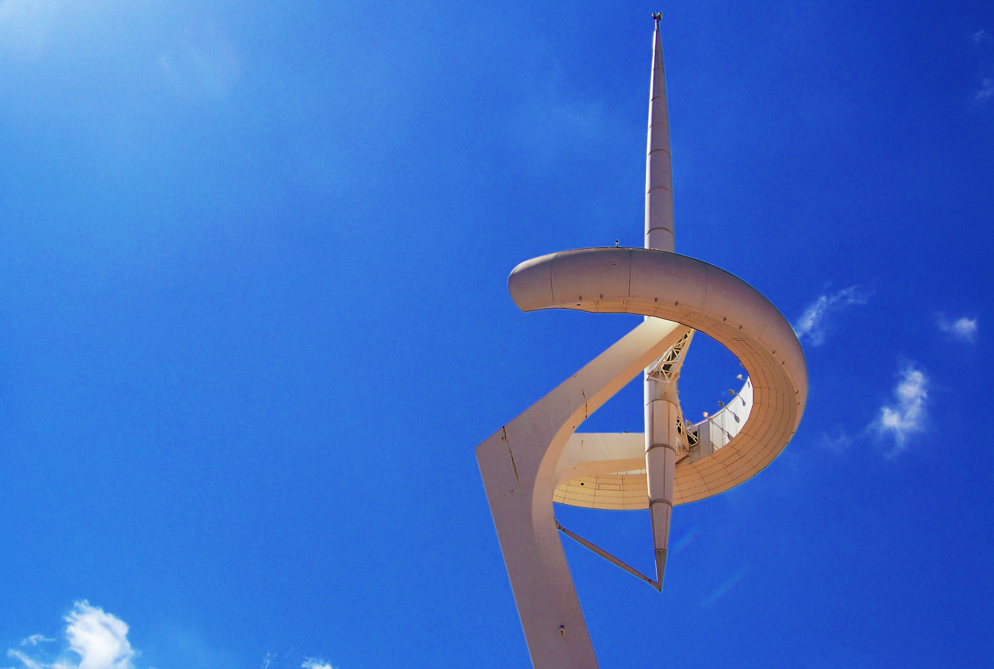 Kodak Z712 IS ZOOM DIGITAL CAMERA sample photo. Montjuïc communications tower photography