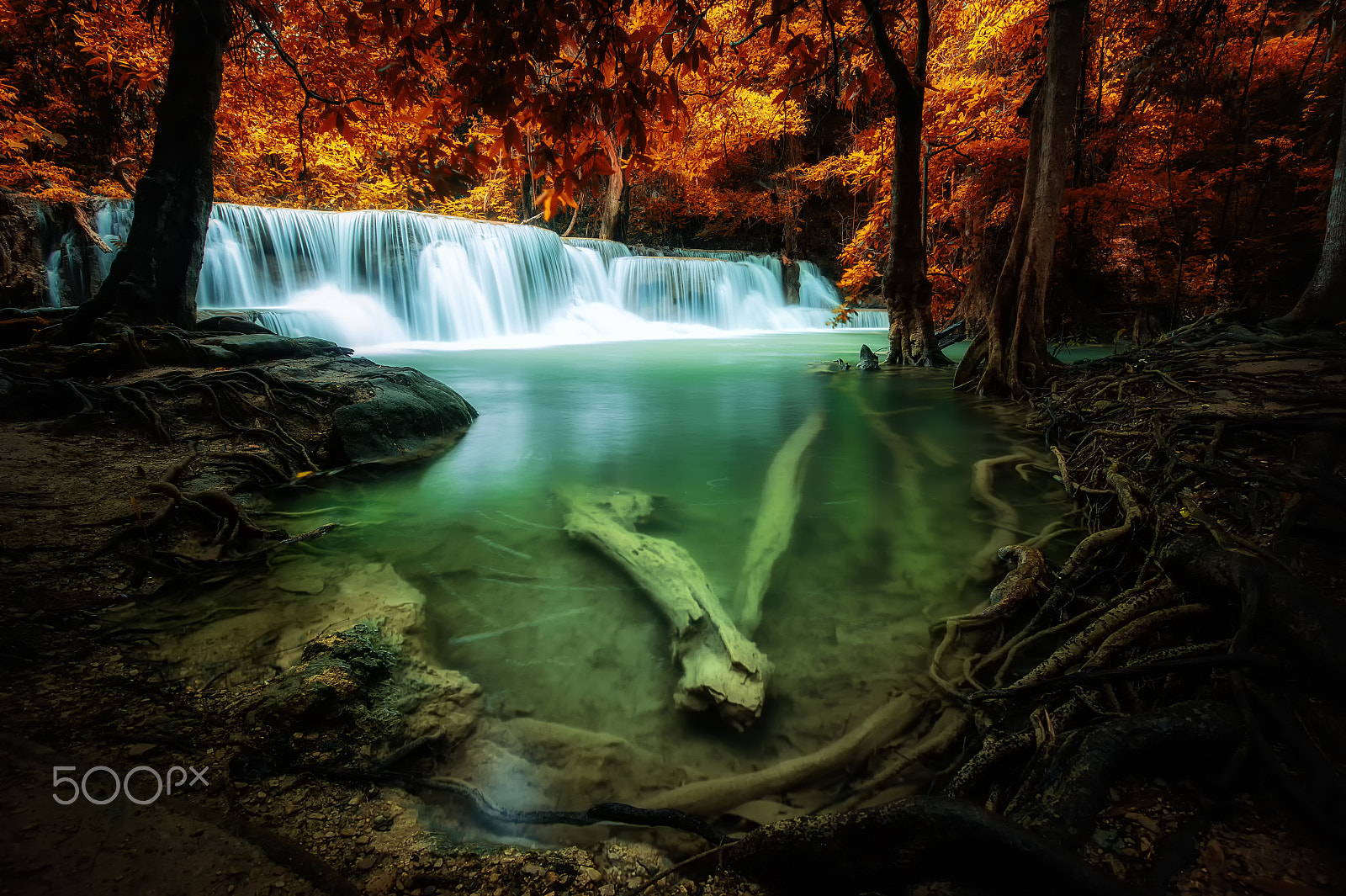 Nikon Df sample photo. Waterfall photography