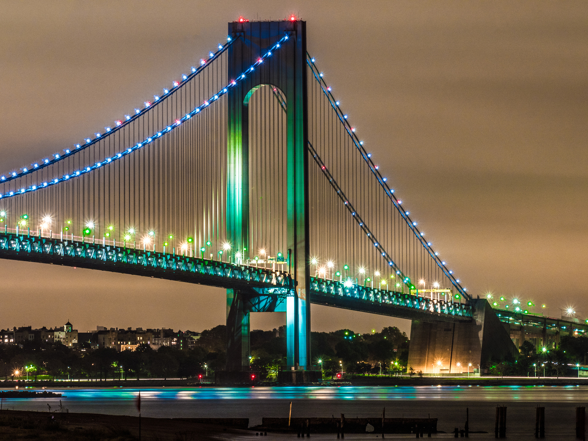 Panasonic Lumix DMC-GH4 sample photo. Verrazano narrows bridge photography
