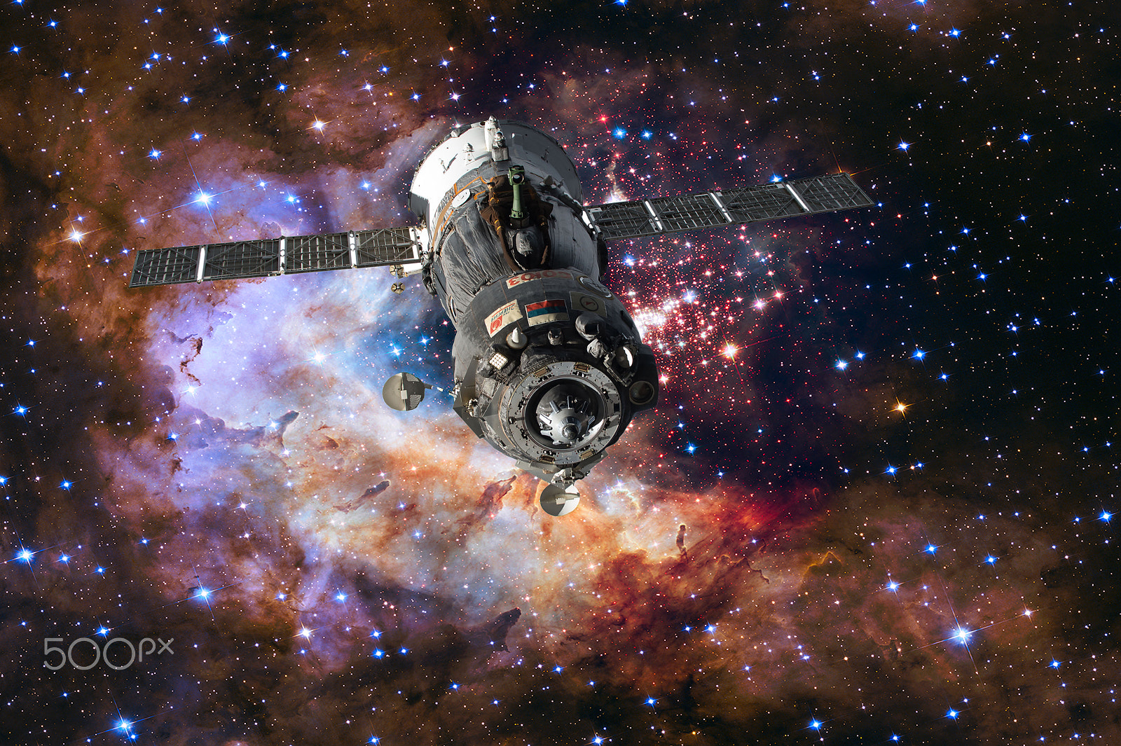 Sigma 50-500mm F4.5-6.3 DG OS HSM sample photo. Soyuz spacecraft undocked photography