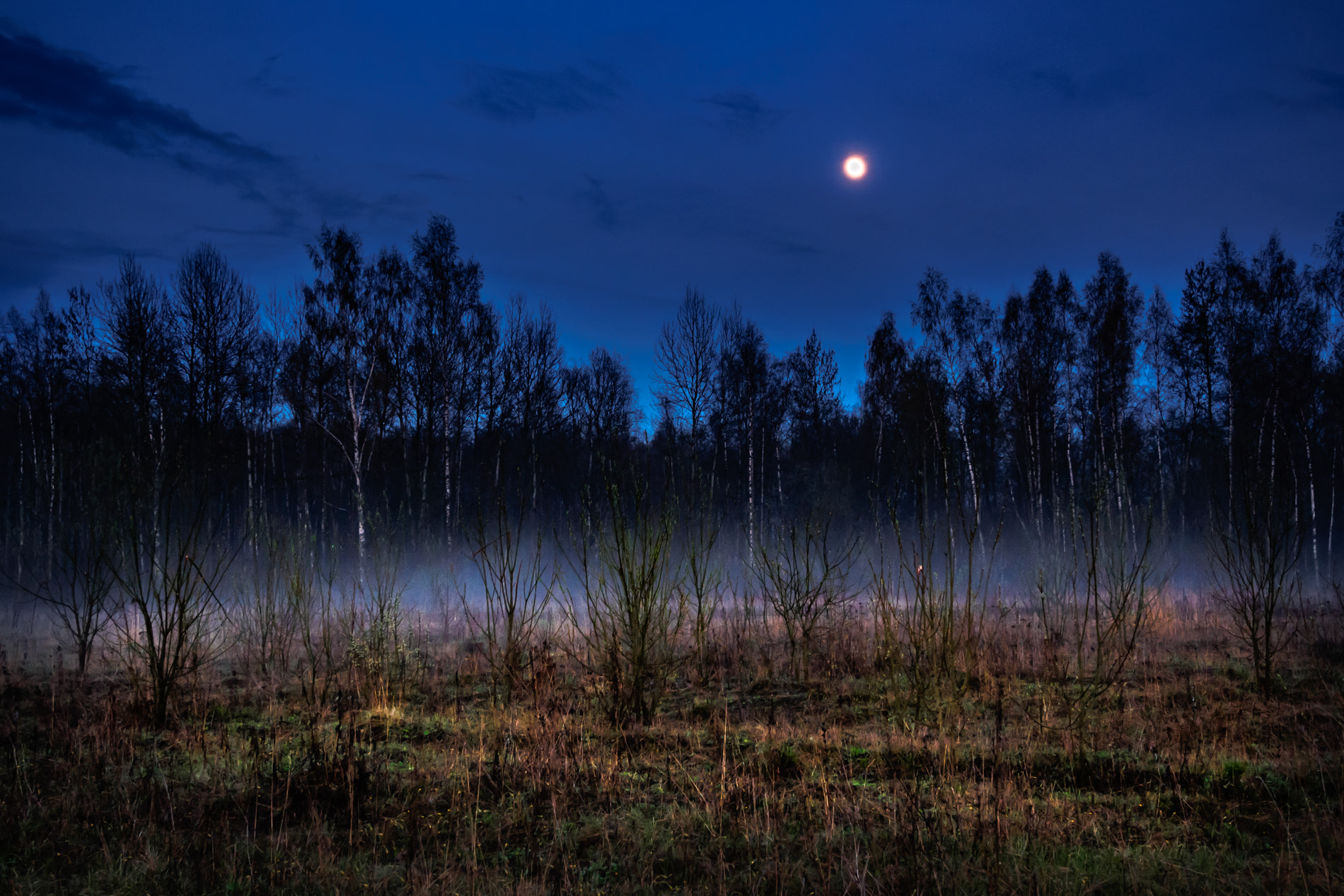 Olympus OM-D E-M10 + OLYMPUS M.12-50mm F3.5-6.3 sample photo. Landscape with moon photography