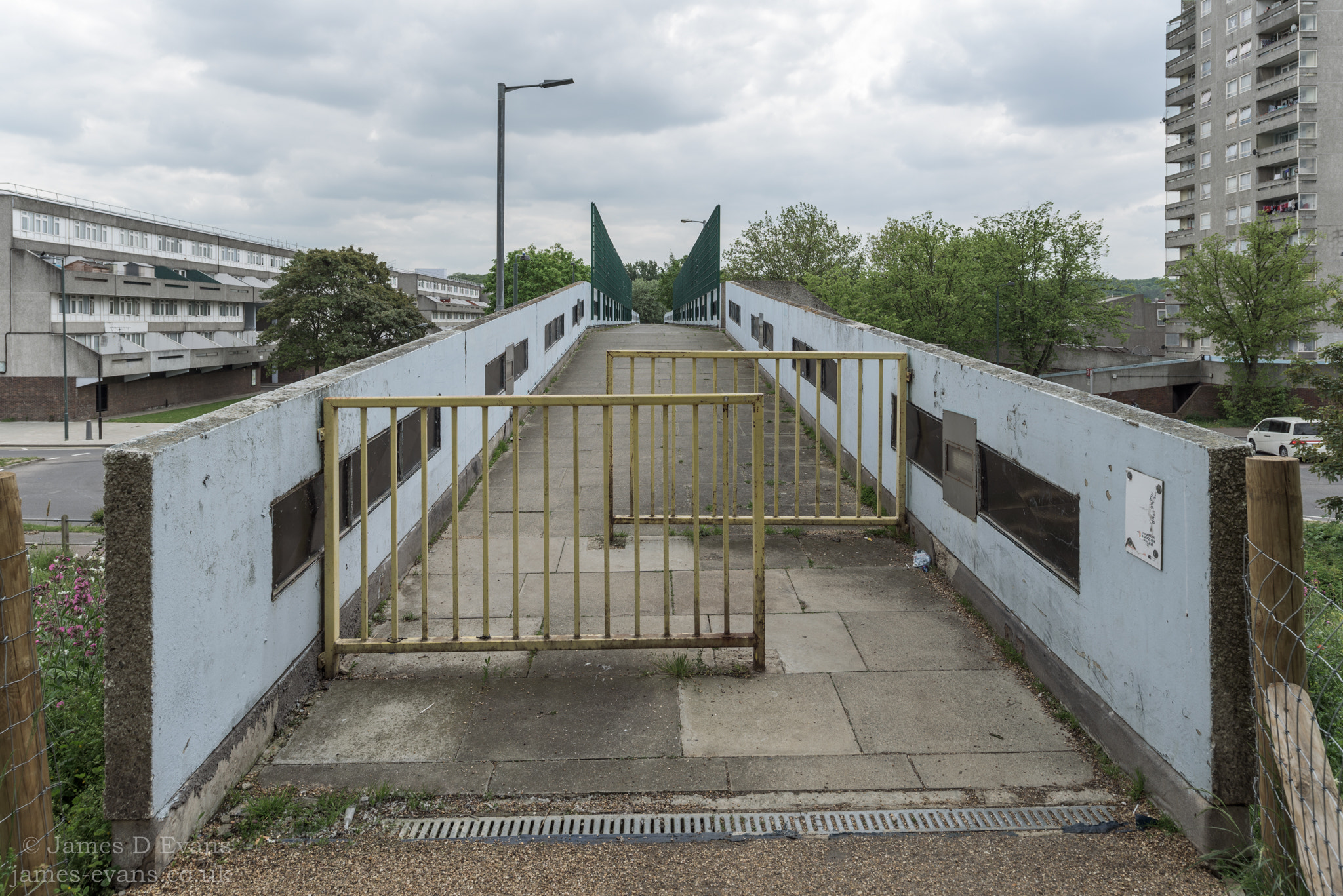 Nikon D750 + Nikon PC-E Nikkor 24mm F3.5D ED Tilt-Shift sample photo. Yarnton way bridge - thamesmead photography