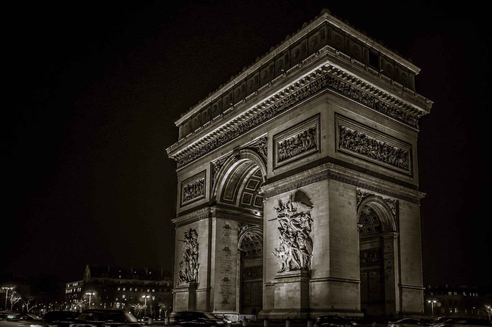 Sony Alpha NEX-5N sample photo. Arc de triomphe photography