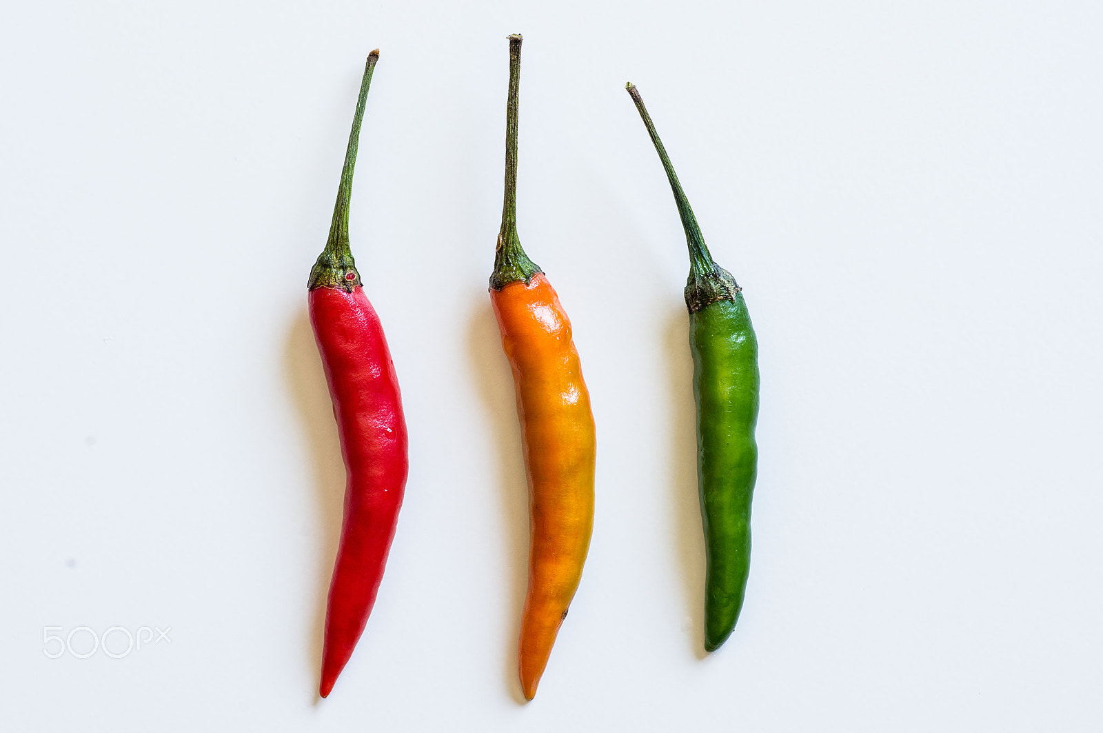 Pentax K-r + Tamron SP AF 90mm F2.8 Di Macro sample photo. Three hot peppers photography