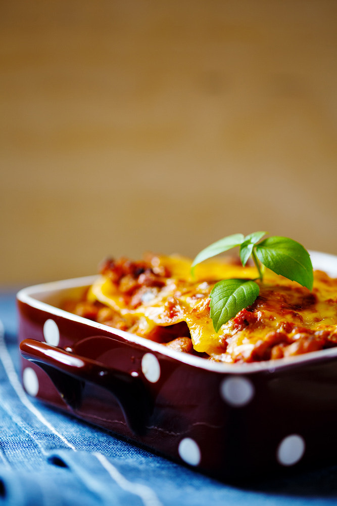 Italian Food. Lasagna plate. by Daria Garnik on 500px.com